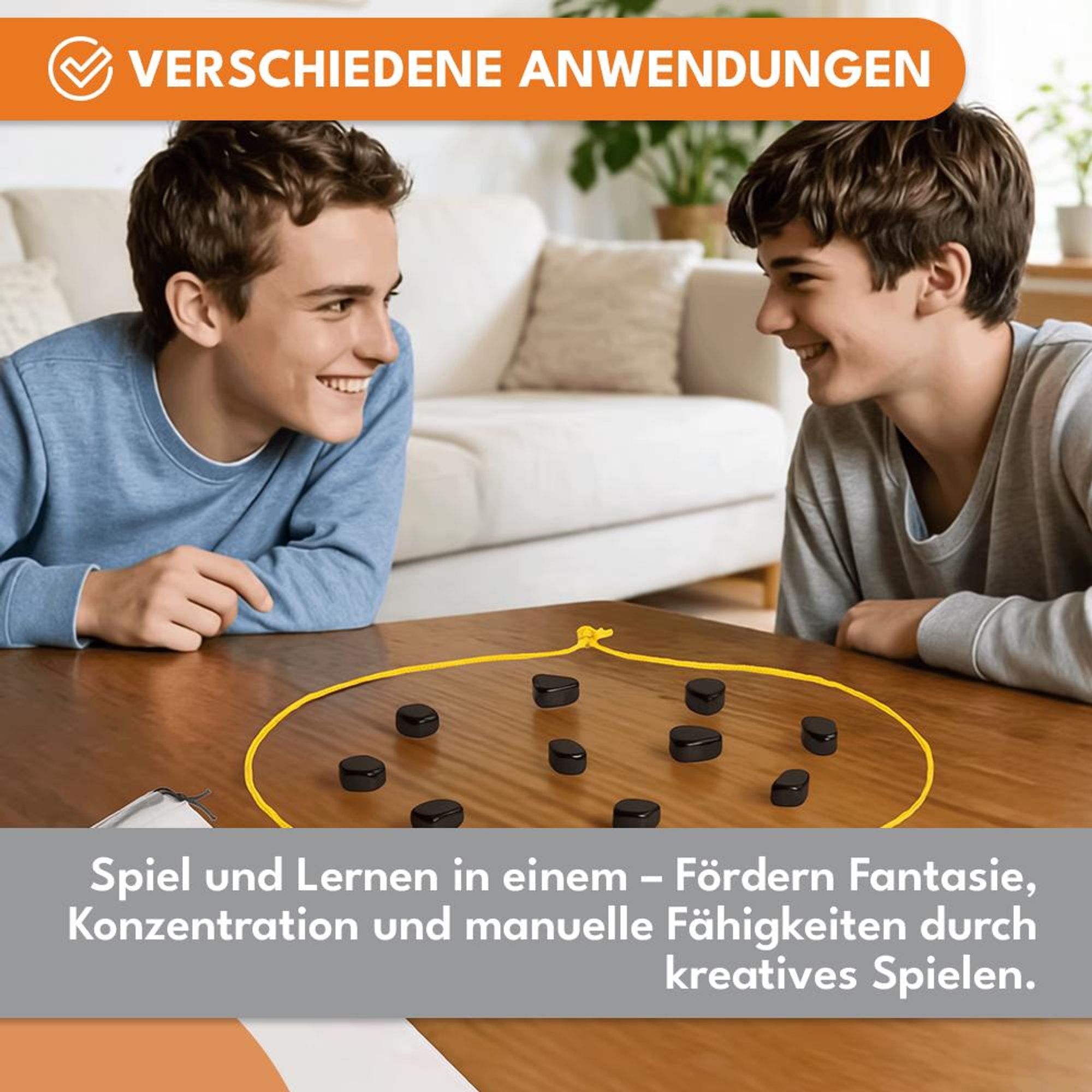 KRUMAD Magnetspiel mit Magnetsteinen, magnetisches Brettspiel für Kinder und Erwachsene, Party- & Familienspiel ab 8 Jahren