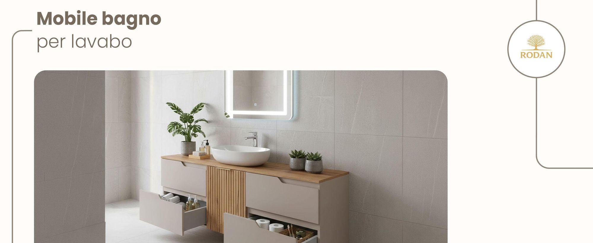 RODAN, mobile bagno, mobile sotto lavabo, mobile bagno moderno, mobili per il bagno