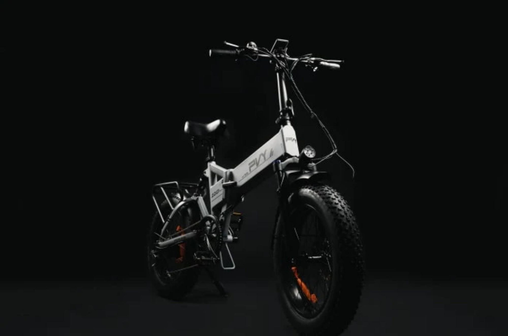 Bicicletta Elettrica PVY Z20 Plus 1000 - Motore 250W Batteria 48V16.5AH Autonomia 120KM Freno a Disco Idraulic - Beige