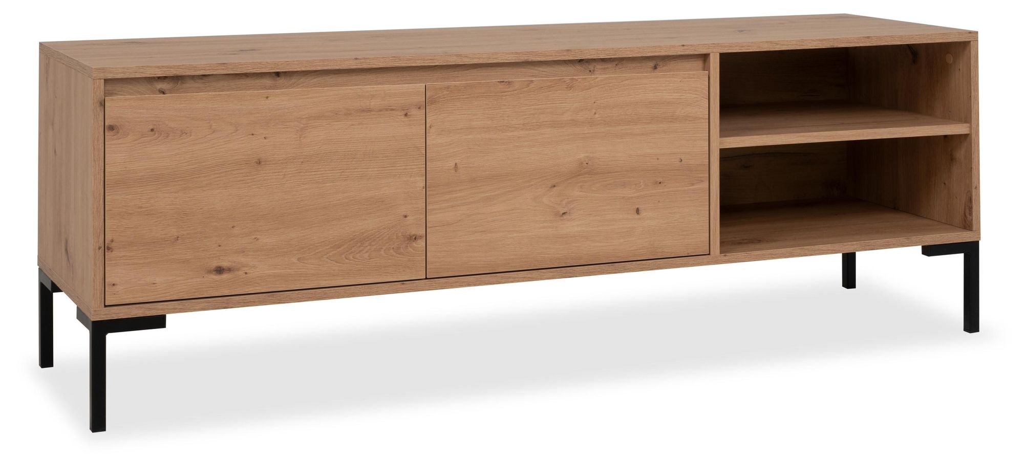 freiraum TV-Board Korsika – TV-Board im Nachbildung Artisan Oak mit griffloser Front
