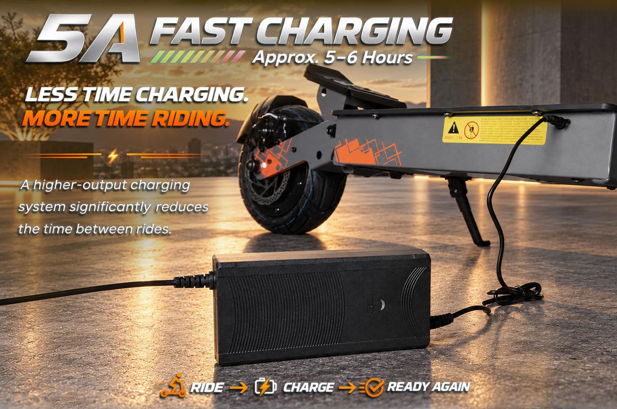 G4 ULTRA - Trottinette électrique pliable - Pneus 11"  - Batterie 60V 20Ah -  Recharge rapide 5 A – À Deux Moteurs - Bluetooth - Noir