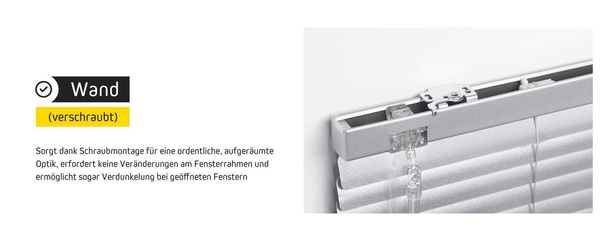 LightLess Aluminium-Jalousie, 25 mm, verdunkelnd, 55x150 cm, weiß matt ohne Bohren, für Fenster & Türen, blackout, Energieeffizient & schallreduzierend, Blicken und Blendlicht JALOUSIESCOUT