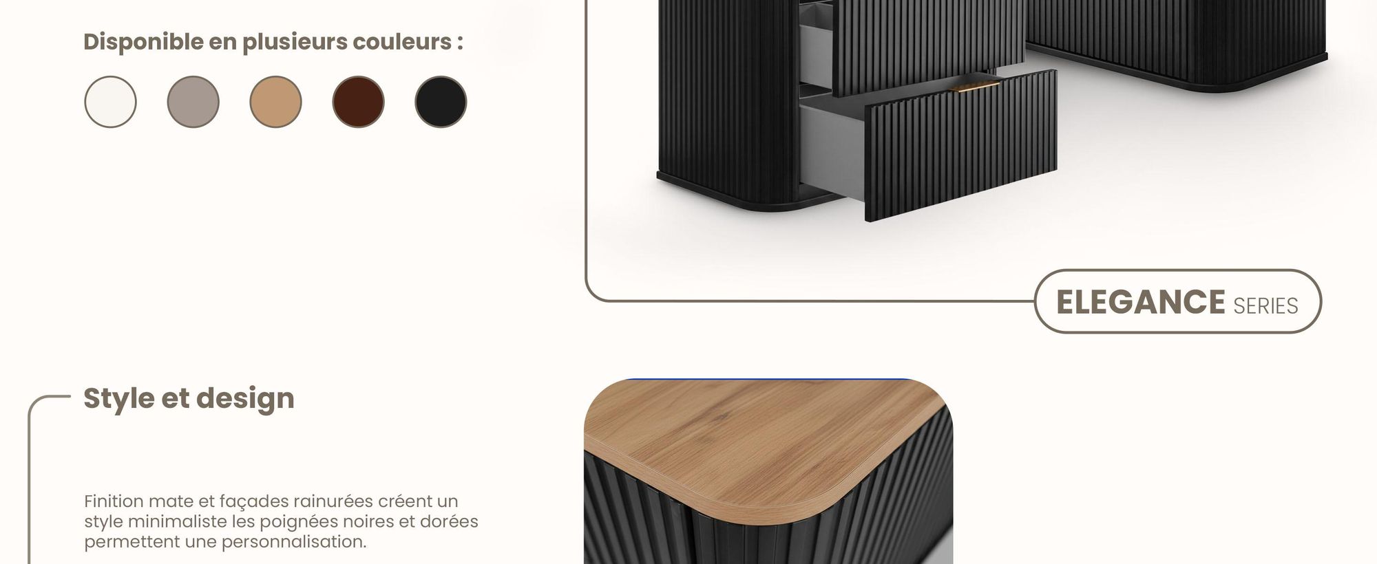 Meuble sous lavabo - 80 cm Armoires, meubles bas