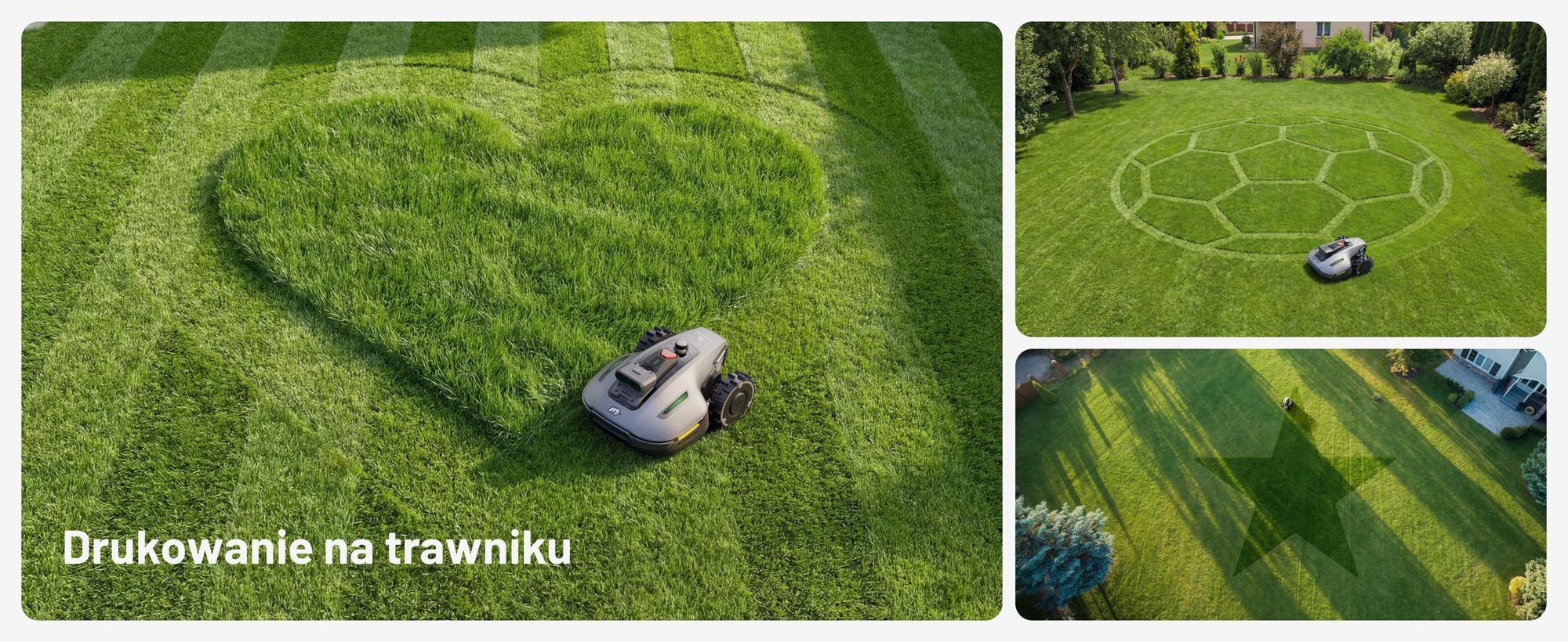 Robotická sekačka Mammotion YUKA Mini 2 800 s garáží, bez kabelu, do 800 m², DropMow, automatické mapování, sečení okrajů, 4G-Modul, APP