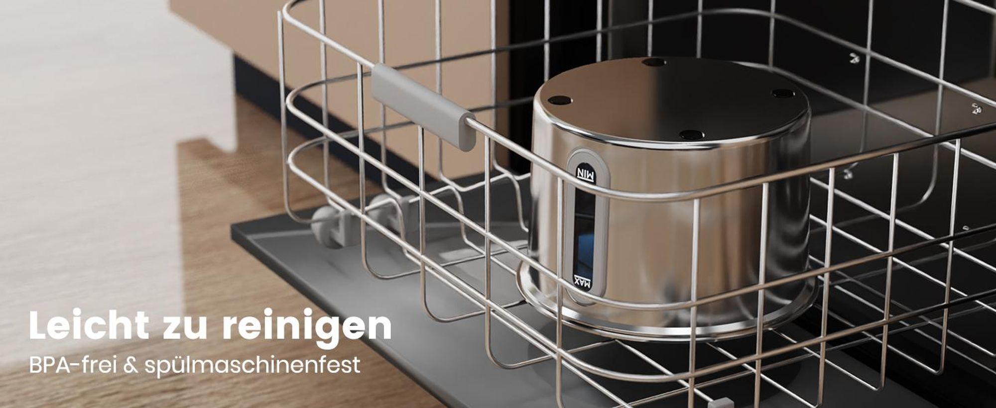 Oneisall – Katzenbrunnen Edelstahl, 2L, Trinkbrunnen für Katzen