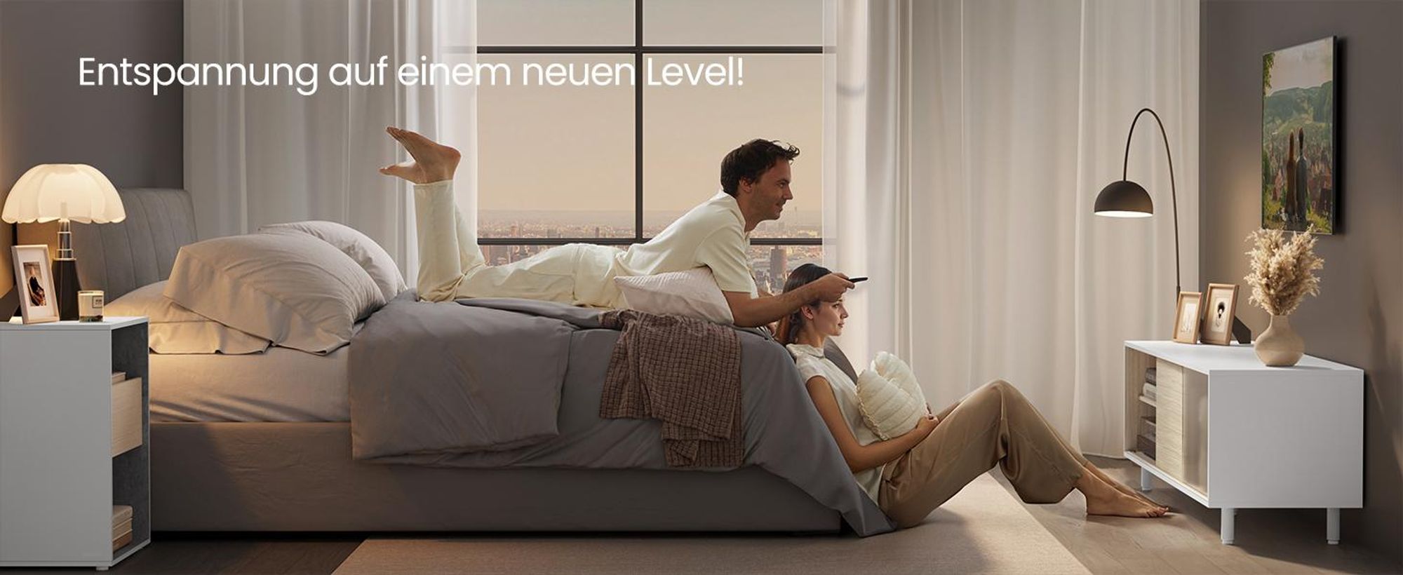 VASAGLE TV-Schrank, Fernsehtisch Wohnzimmer, geriffeltes Glas modern