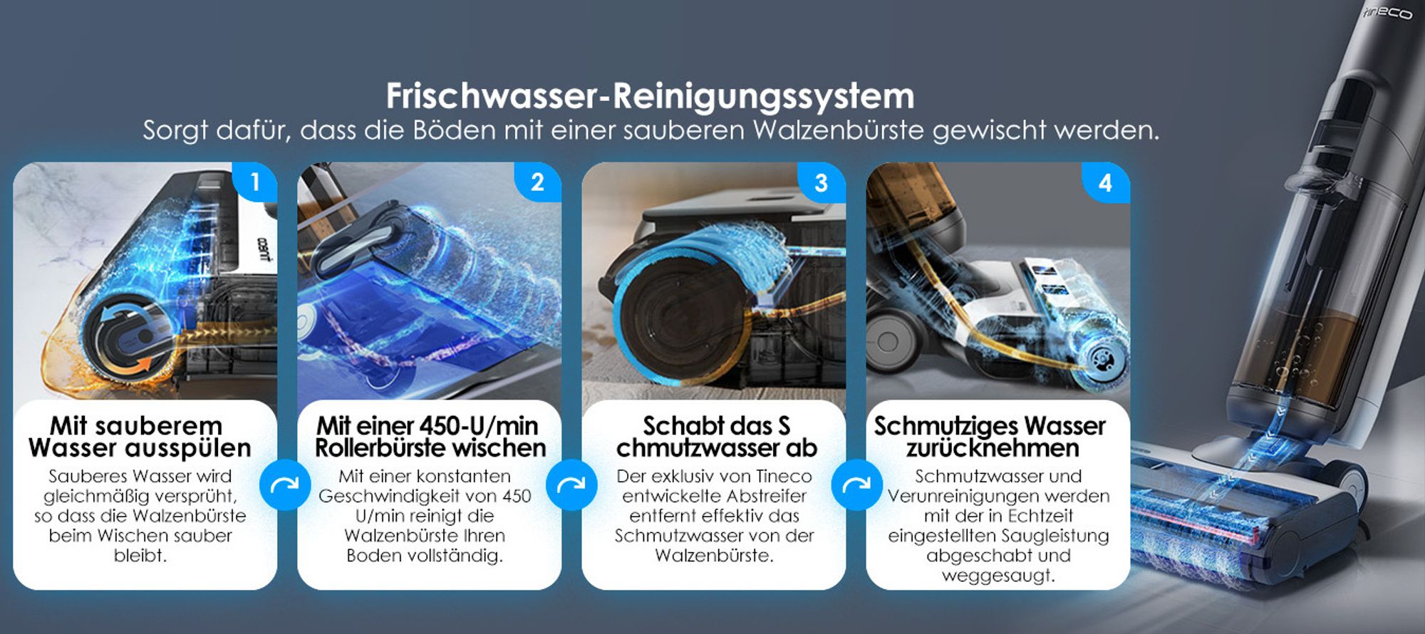 Frischwasser-Reinigung