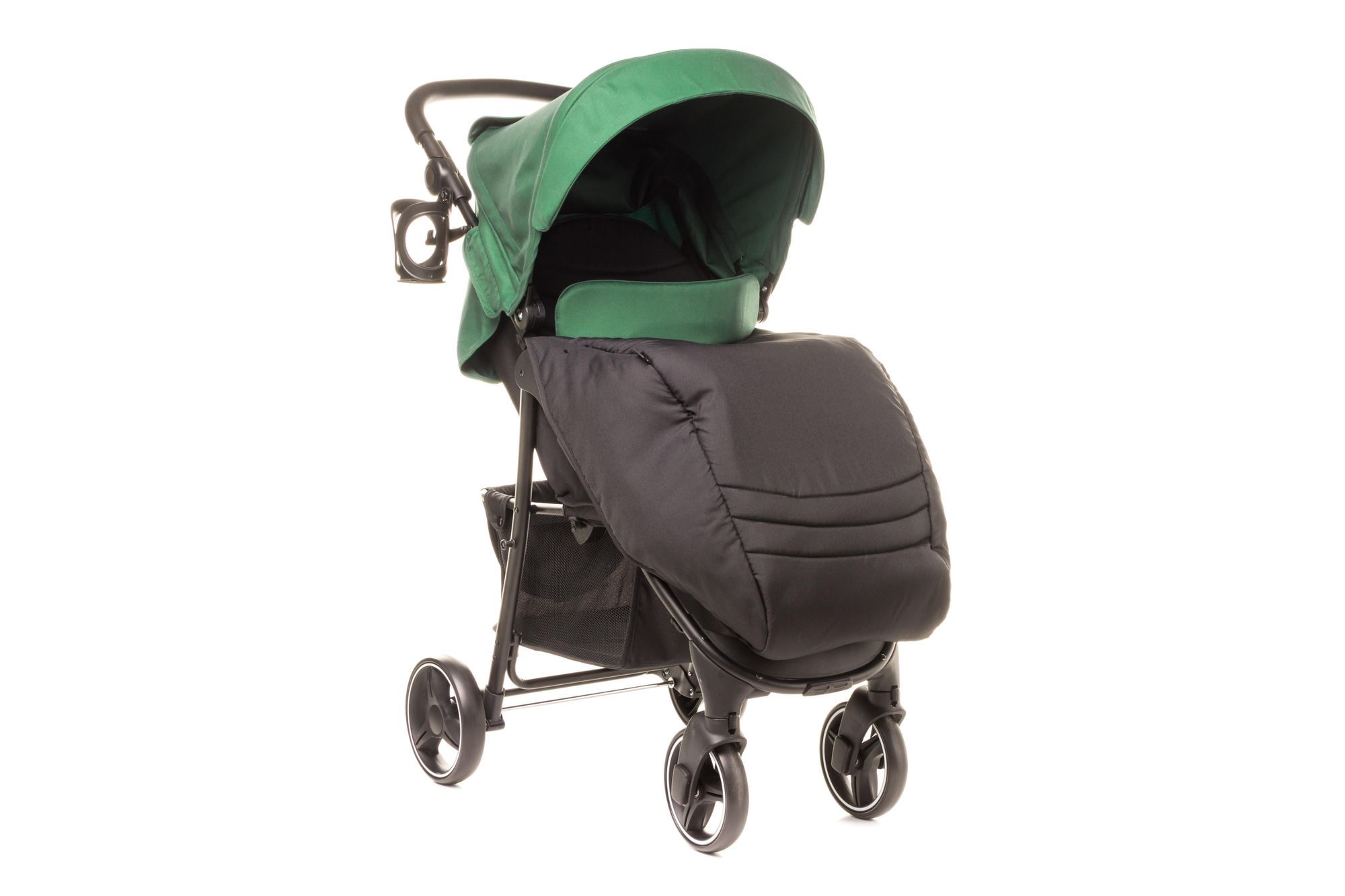4Baby | Kočík - Kočík Buggy - Melange Grey - Kompaktný - Nastaviteľná opierka chrbta - Ideálny do mesta aj terénu - Do 22 kg - Rapid