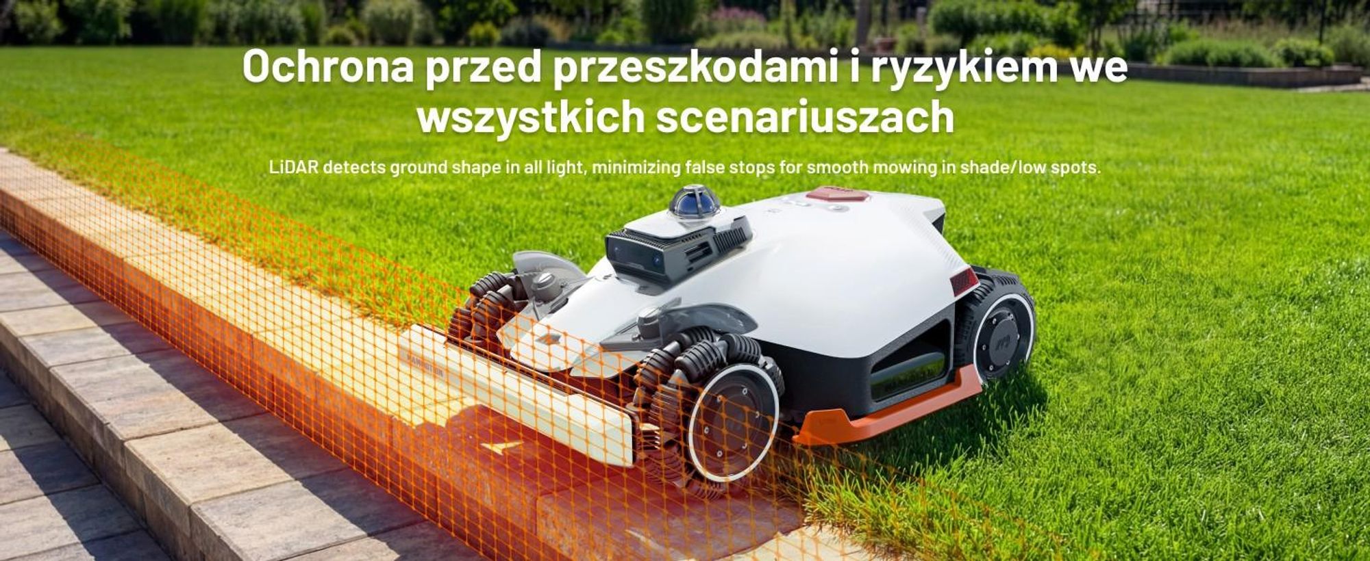 Robotická kosačka Mammotion LUBA 3 AWD 1500 bez ohraničujúceho drôtu do 1500 m² 360 LiDAR + duálna kamera AI Vision 80% sklon 4G modul APP