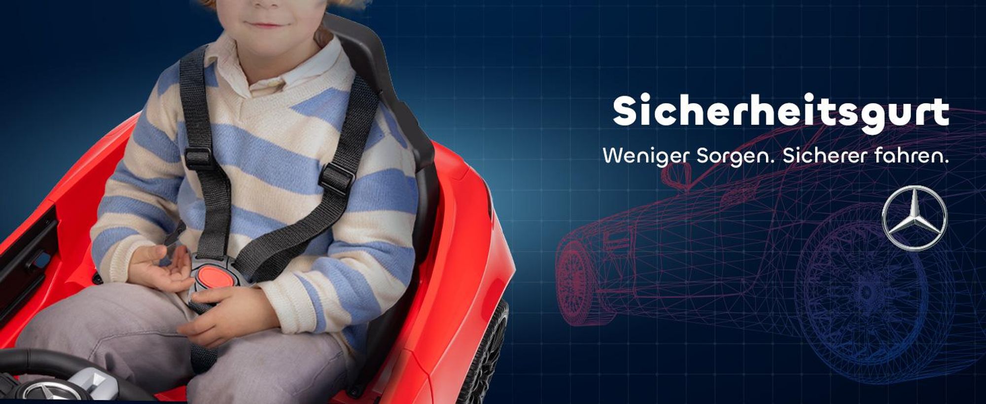 AIYAPLAY Kinder Elektroauto 2x12V Kinderauto mit Musik, MP3, Sanftem Start/Stopp