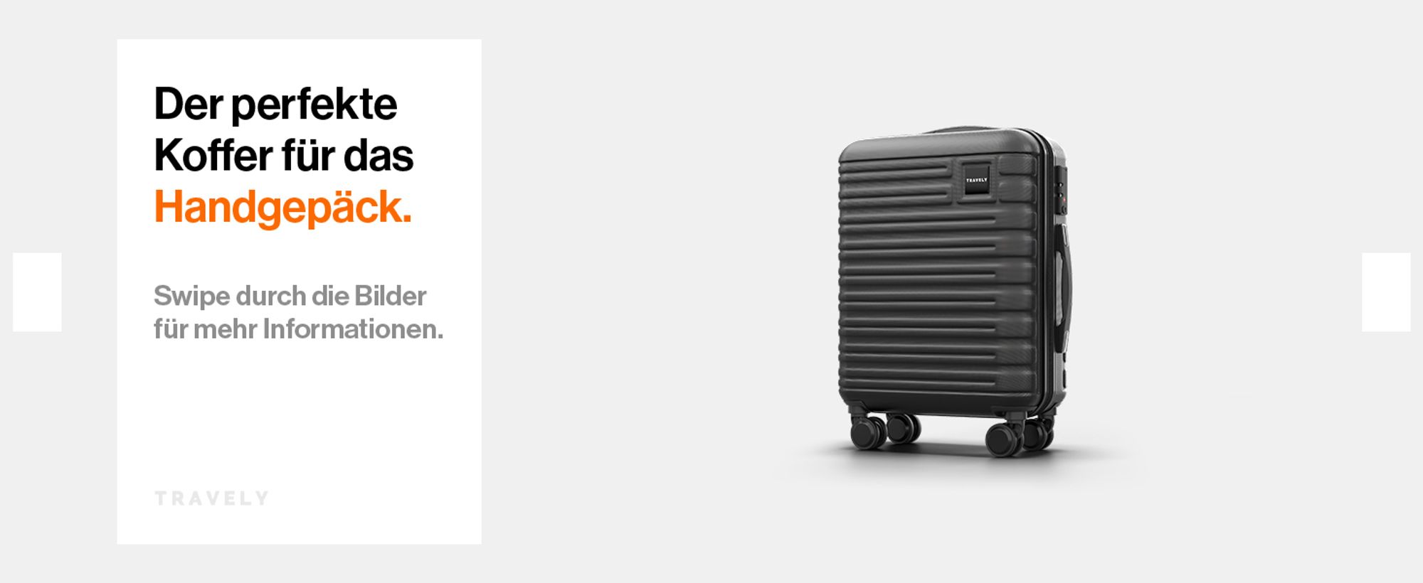 TRAVELY Premium Koffer Set: 77cm, 67cm & 55cm Handgepäck Koffer in einem Set, sehr robuste Reisekoffer mit sanften Rollen & TSA Schloss, Reisekoffer, Koffer & Trolleys