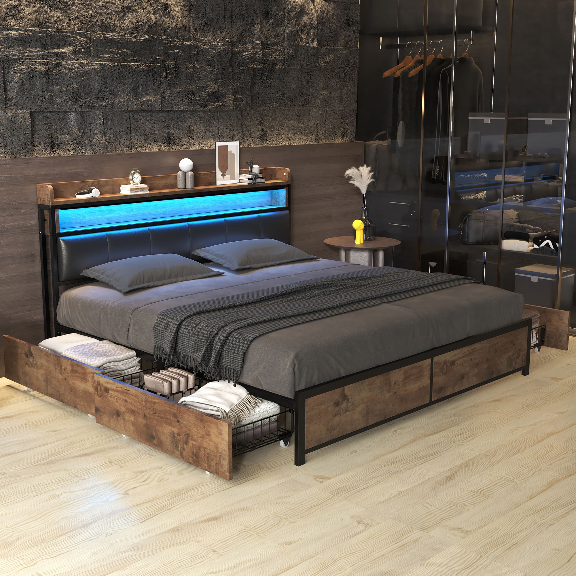 Doppelbett Metallbett