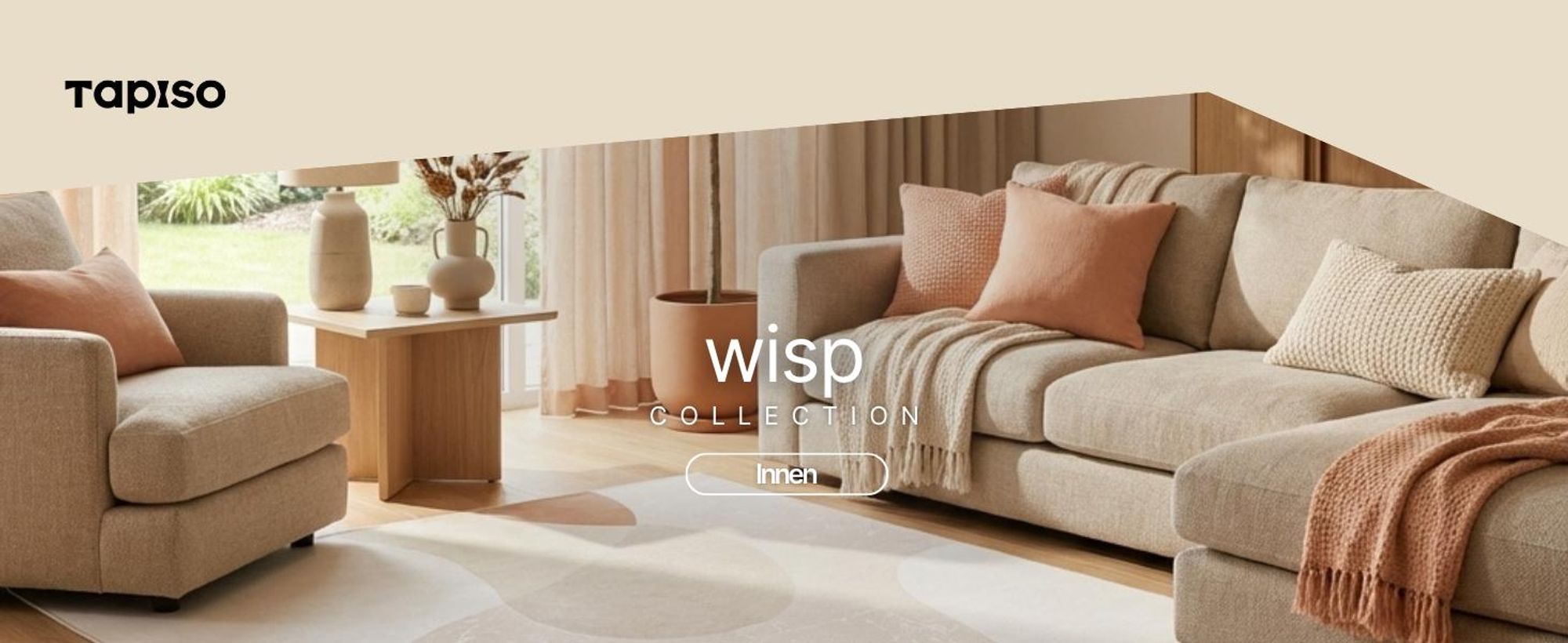 Tapiso Teppich WISP modern, pflegeleicht, Wohnzimmer Schlafzimmer 300 x 400 cm