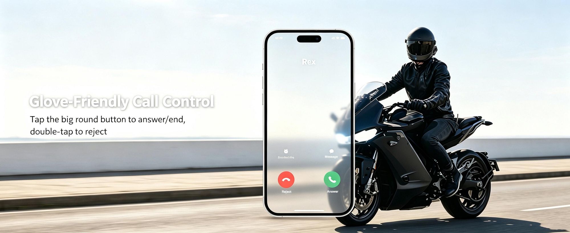 Motorrad Bluetooth Headset,Helm Kommunikationssystem,Motorrad Gegensprechanlage,Motorrad Intercom