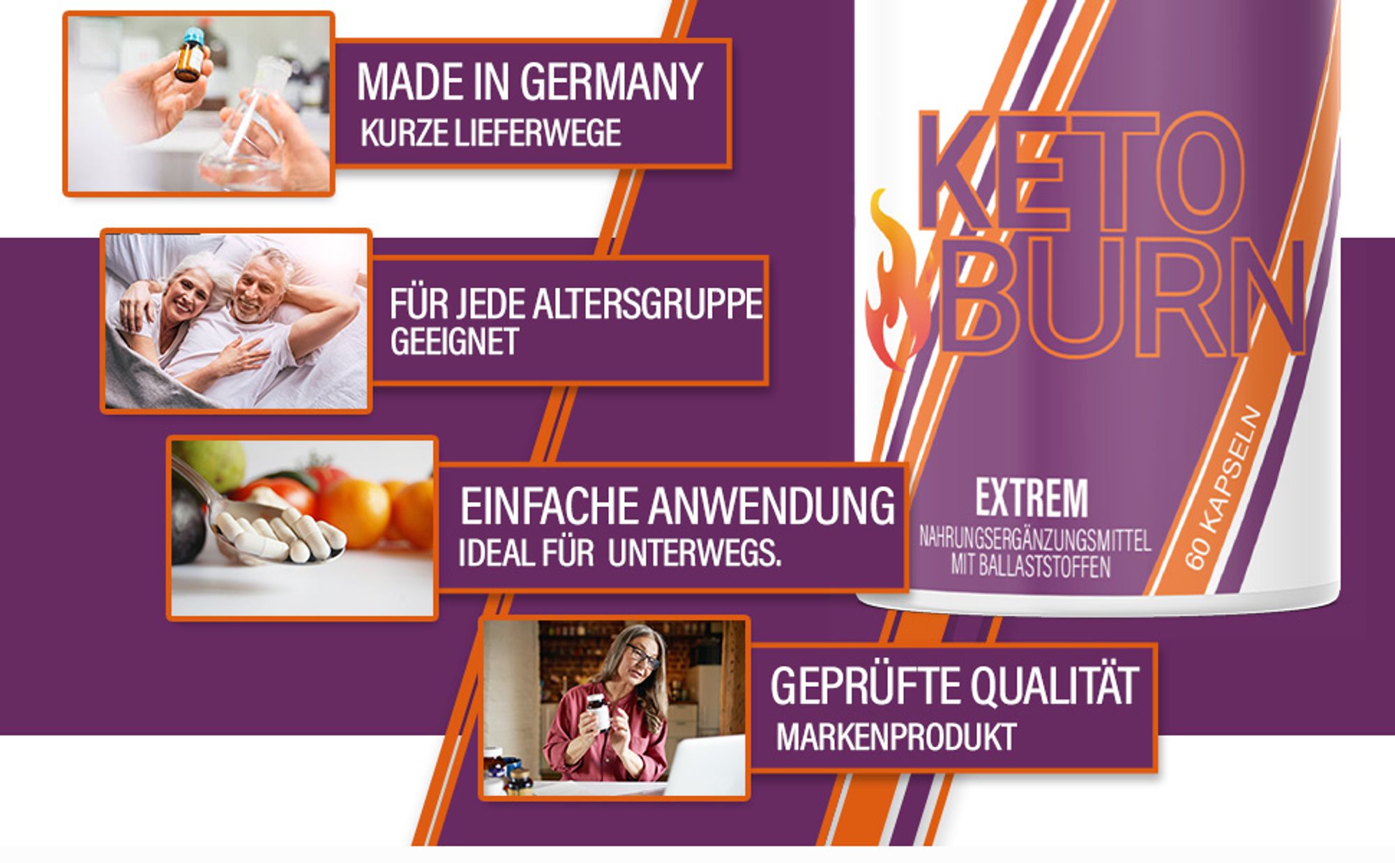 Hello Nutrition® Keto Burn Extrem - schnell аbnehmen – Stoffwеchsel bеschleunigen – Nahrungsergänzungsmittel –Αppetithemmer