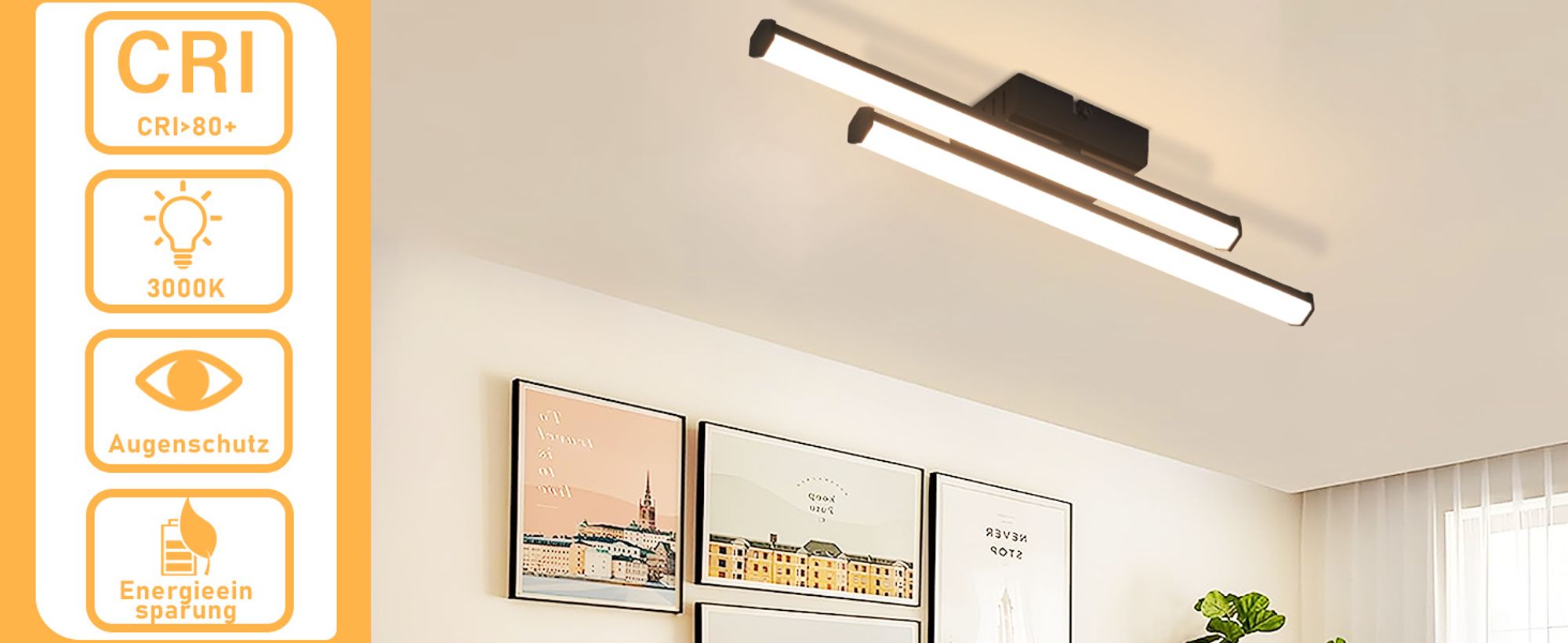 ZMH Deckenleuchten Moderne Wohnzimmerleuchten Schwarz 12W Schlafzimmerleuchten 3000K Küchenleuchten Interior Design Warm White Kitchen Hallway LED