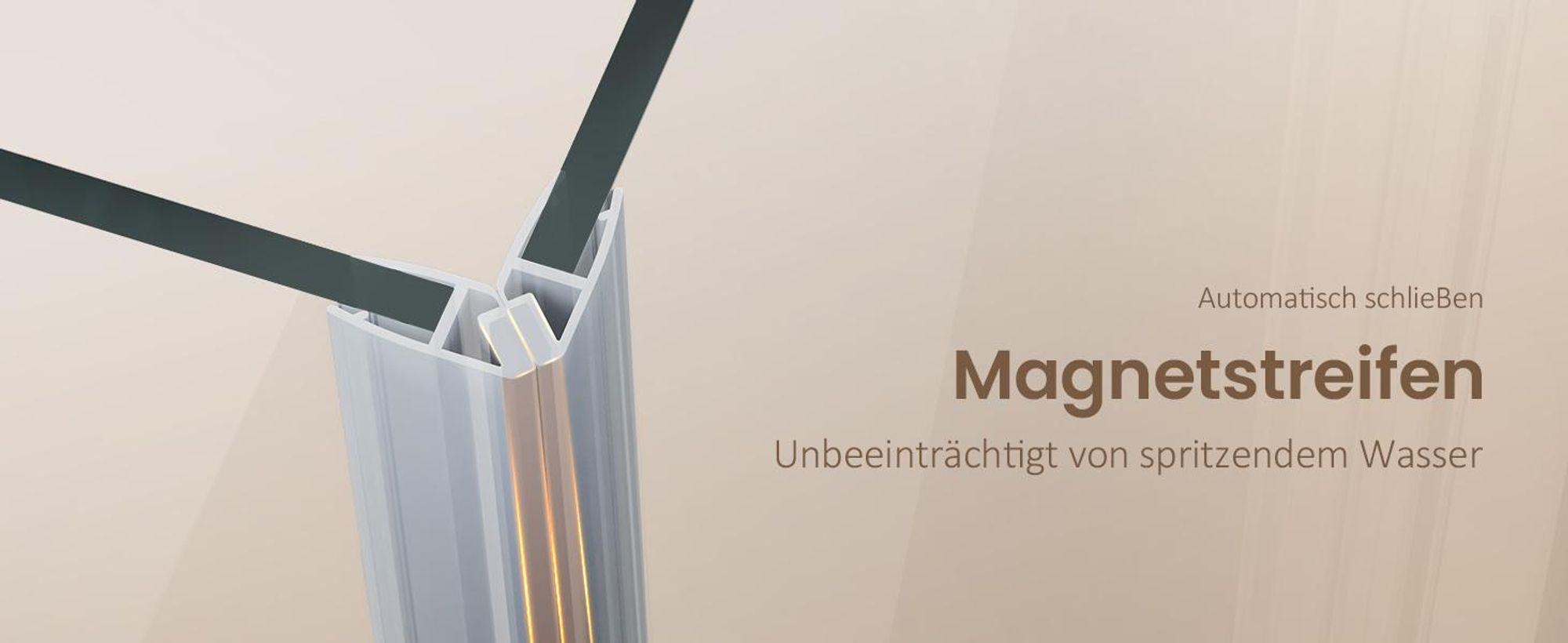 EMKE Duschkabine 80x90x195 cm Eckeinstieg Schiebetür 5mm ESG Sicherheitsglas mit Nano-Beschichtung Doppelrollen & Quick-Release Eckdusche Duschtür