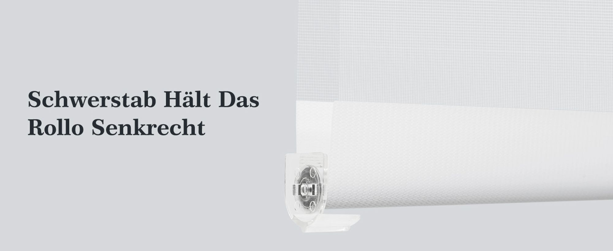 Doppelrollo 110x130cm Weiß Duo Rollo Klemmfix ohne Bohren Jalousie Rollos für Fenster und Tür