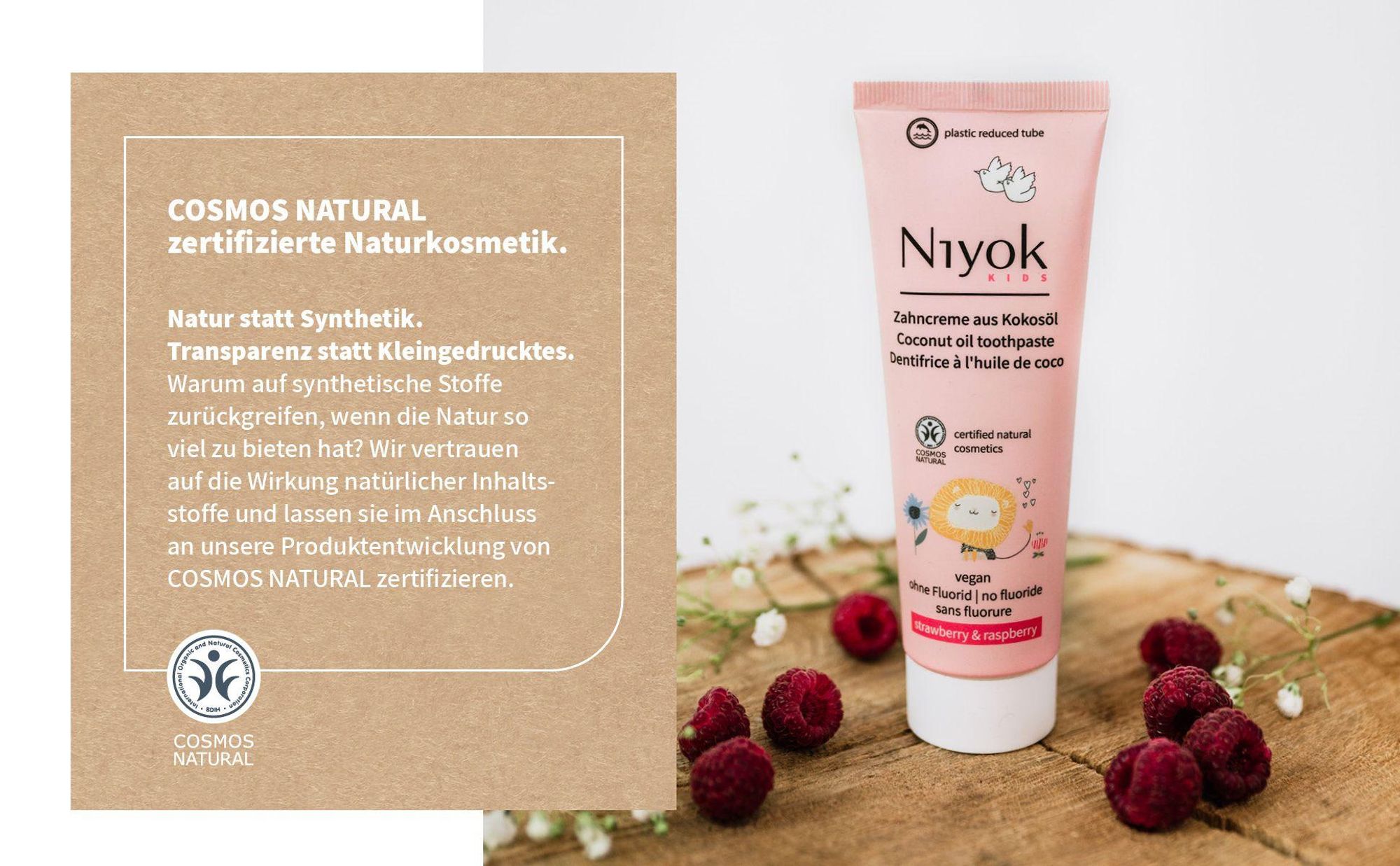 Niyok - Zahnpasta - Kokosnussöl - Pfefferminze & Zitrone - 75 ML