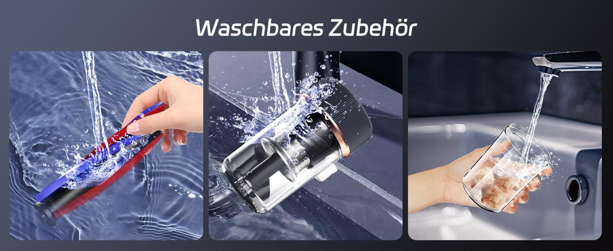 JIMMY , Trocken, MIF, Filterung, 78 dB, Beutellos, Schwarz, Transparent