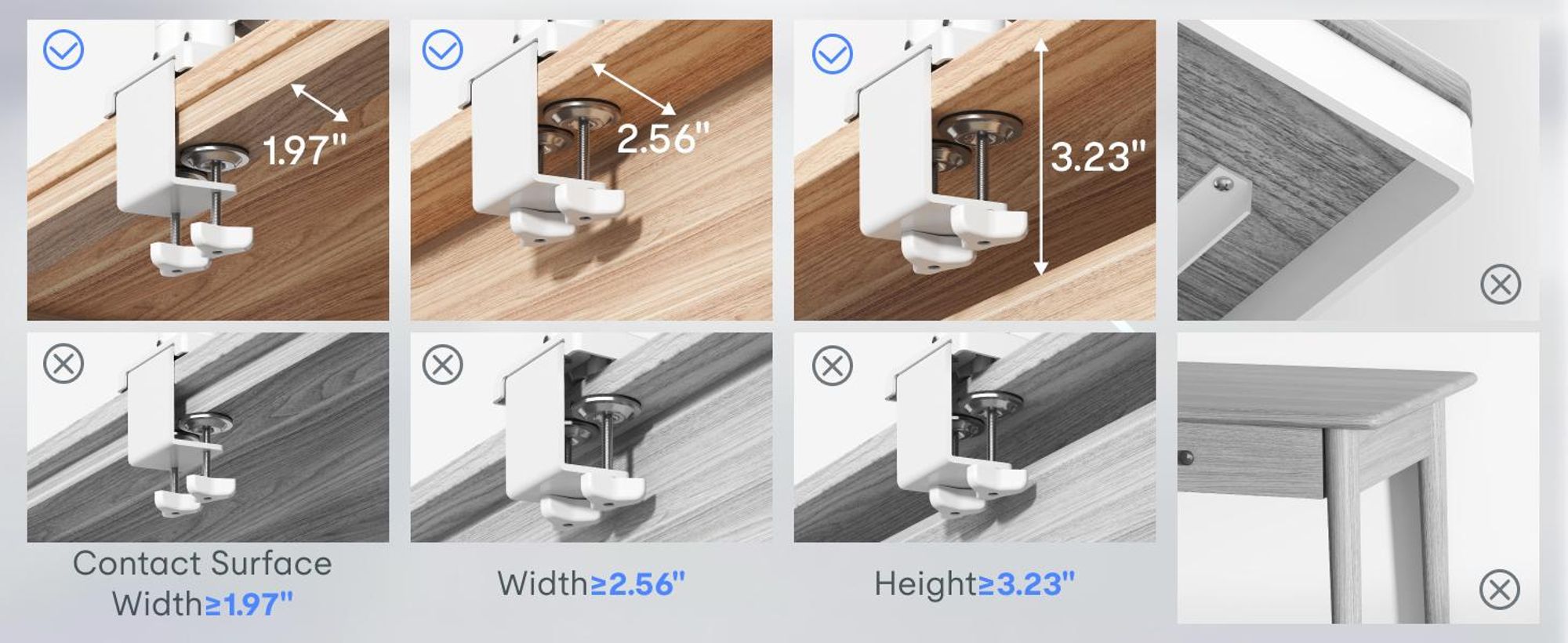 FLEXISPOT MA1 Dual Monitorhalterung 17–32 Zoll, Gasdruckfeder Monitorarm für 2 Monitore, unabhängig höhenverstellbar, VESA 75x75/100x100, Weiß