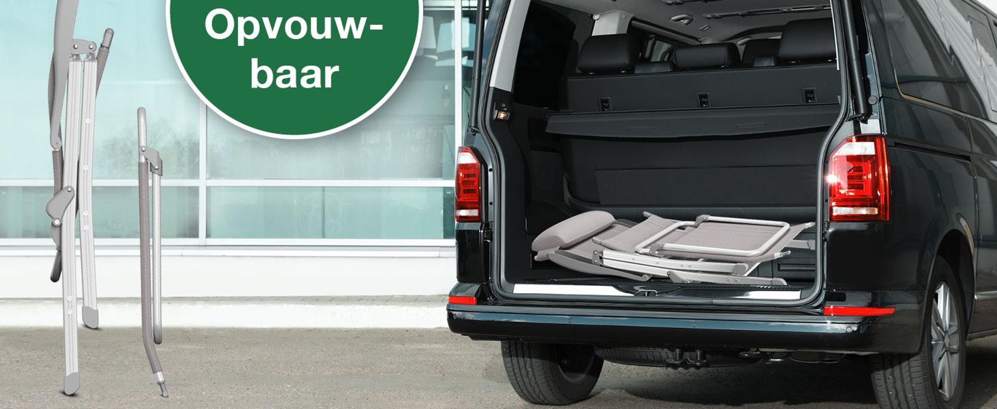 ELONEO Opvouwbare campingstoel met afneembare voetsteun, inklapbare stoel van aluminium, inklapbare tuinstoel, ligstoel met verstelbare rugleuning, campingstoel in taupekleur