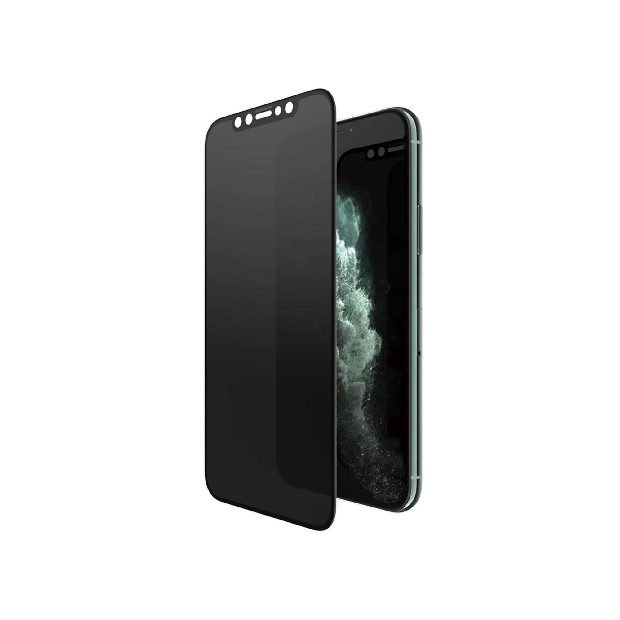 alkaya. iPhone X/XS/11 Pro Displayschutzglas Privacy, Panzerglas, Schutzfolie
