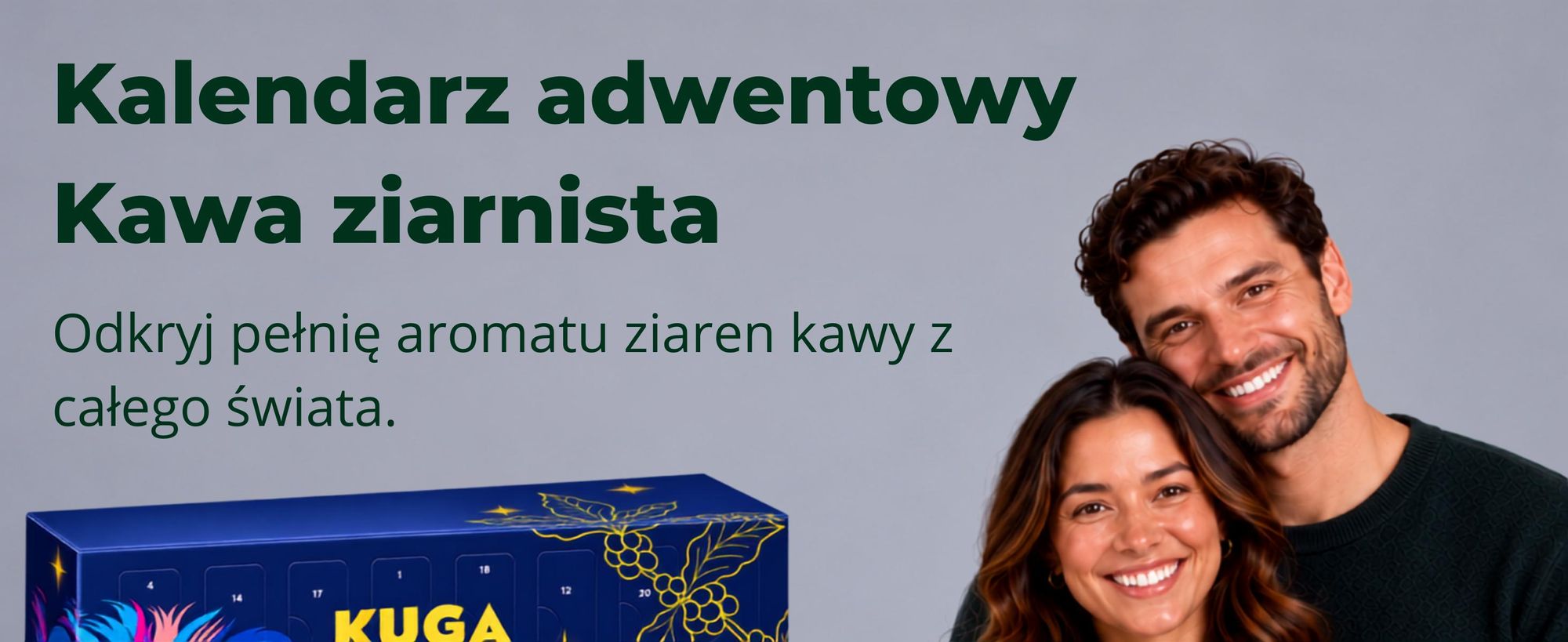 BOXILAND® kawa ziarnista kalendarz adwentowy 2026, 24 rodzaje, Fairtrade
