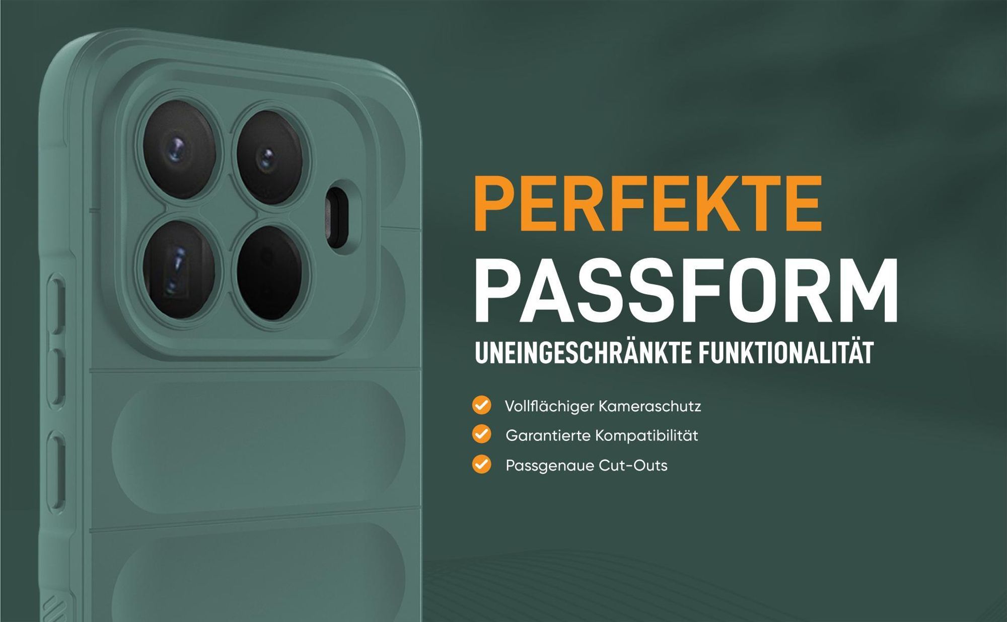 Schwarzes robustes Smartphone Cover für Xiaomi 15T Pro mit perfekter Passform