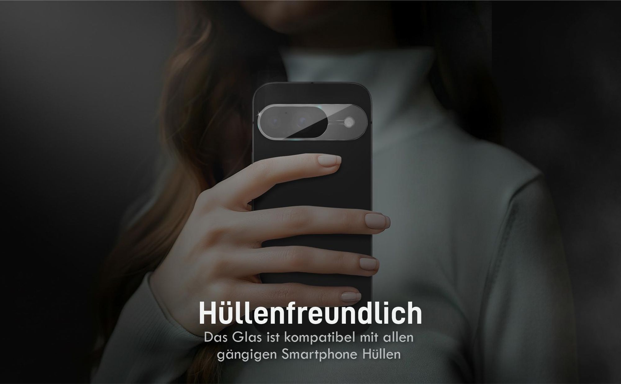 4x 9H Schutzglas (2x Kamera + 2x Display) Google Pixel 9 in passgenauem Design
