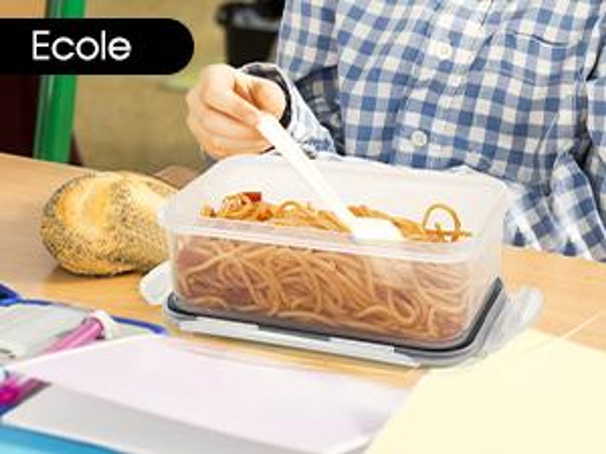 Lot YASHE de 19 boîtes alimentaires, 38 pièces, 9,66 L
