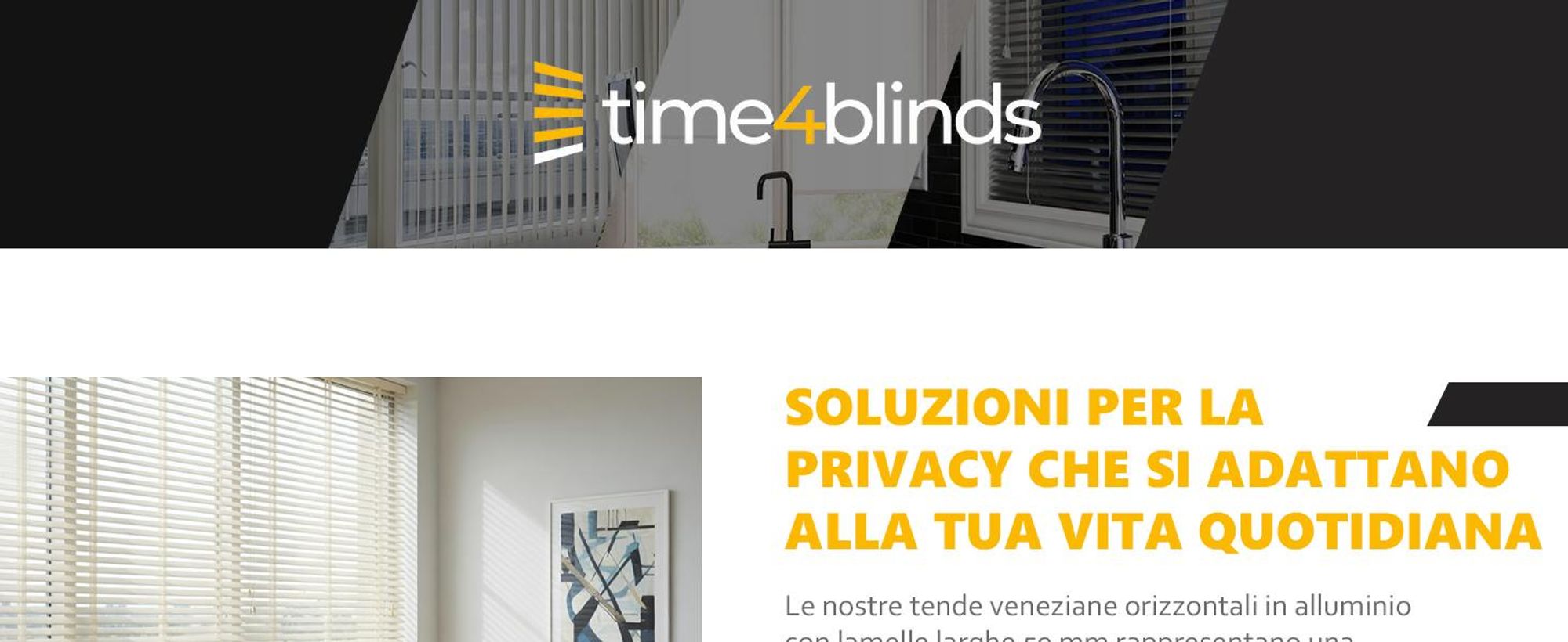 Time4blinds - Tende Veneziane da Interno in Alluminio, 1400x1500mm, Comando a sinistra, Antracite