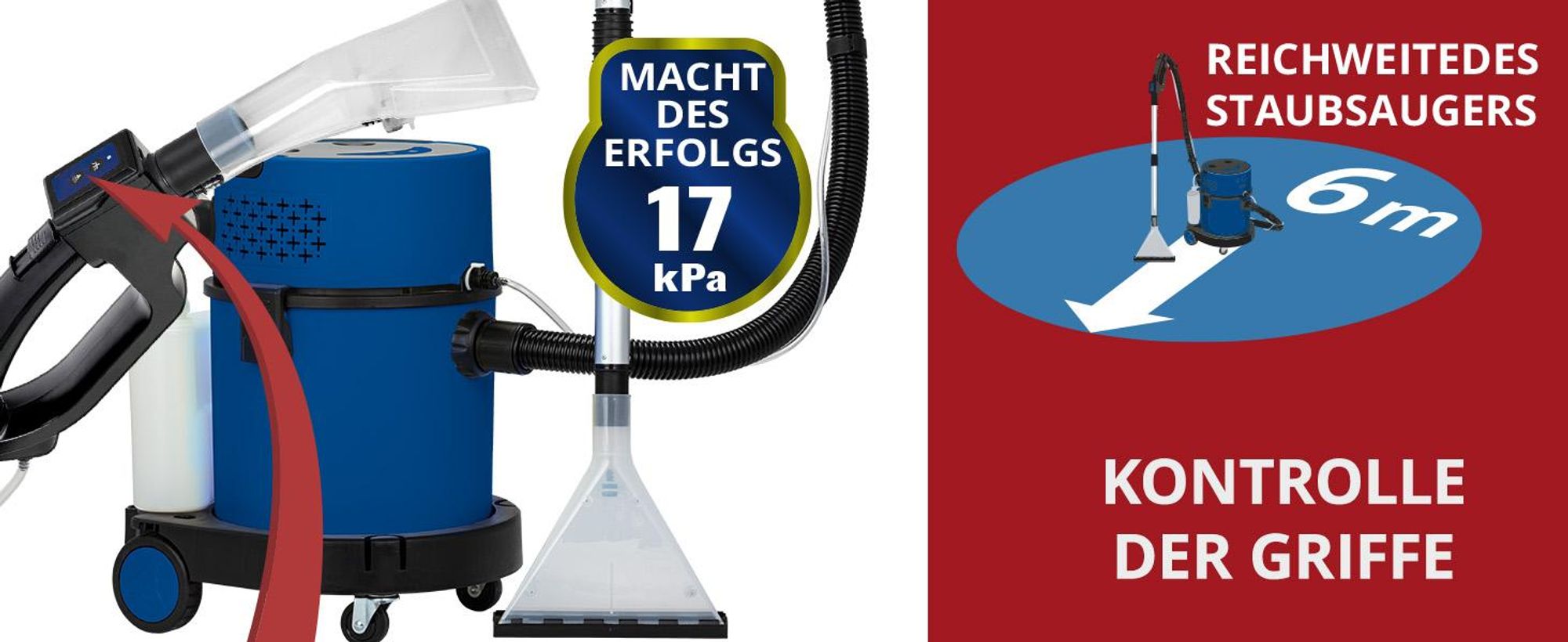 MPM MOD-48 Wasserstaubsauger Waschsauger