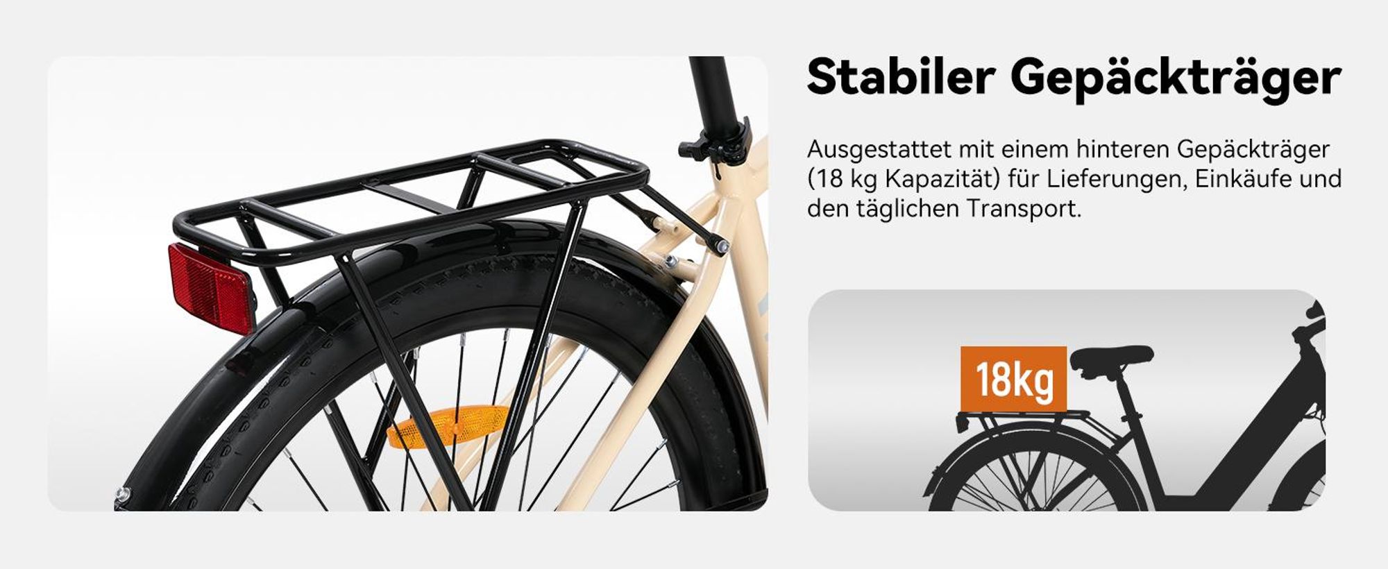 Hiland 26 Zoll Elektro Mountainbike, E-MTB mit 250W Motor, 36V 7.8Ah Batterie, Scheibenbremsen, 7-Gang E-Mountainbike für Männer Frauen