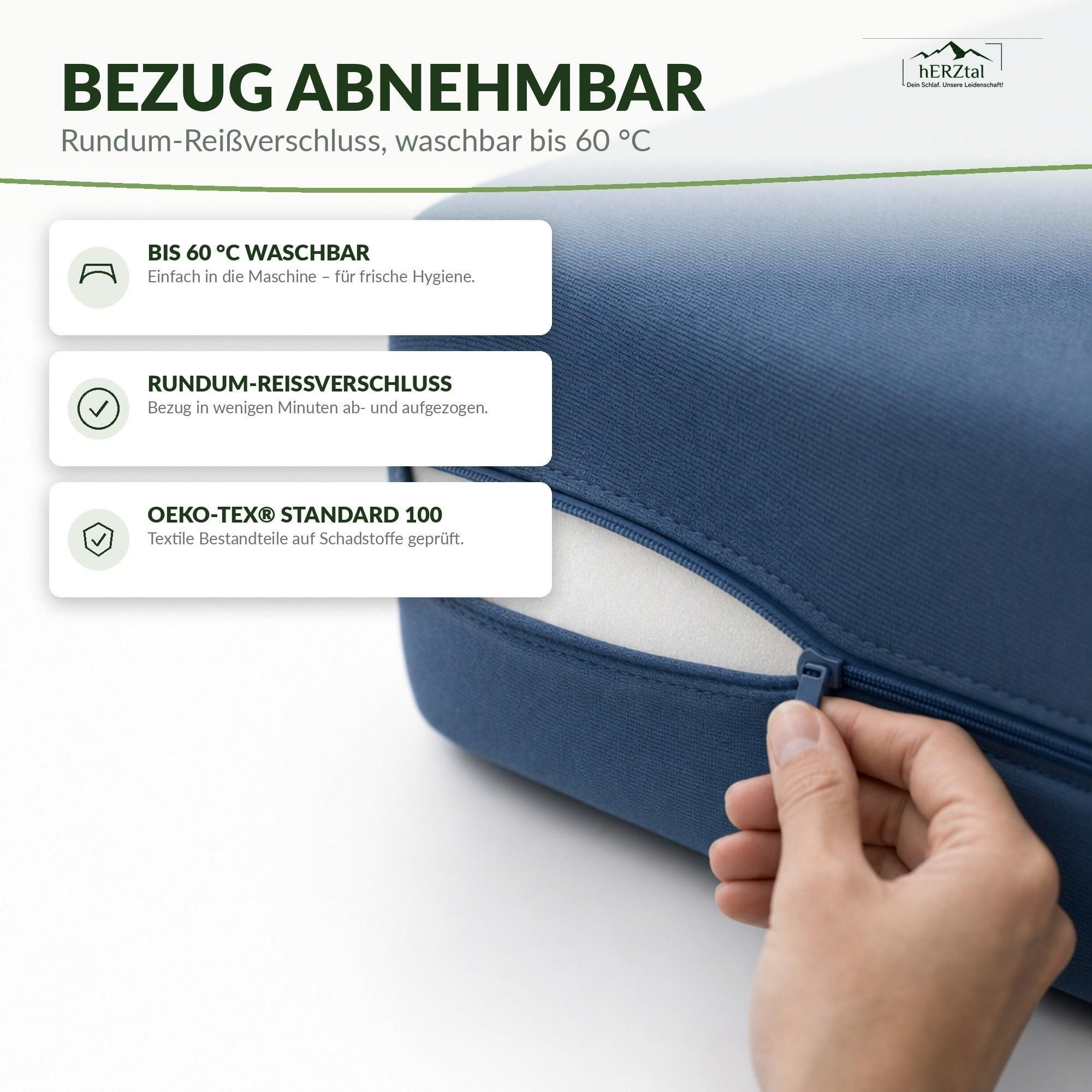 hERZtal basic sleep CoreFoam 12 cm – bezug