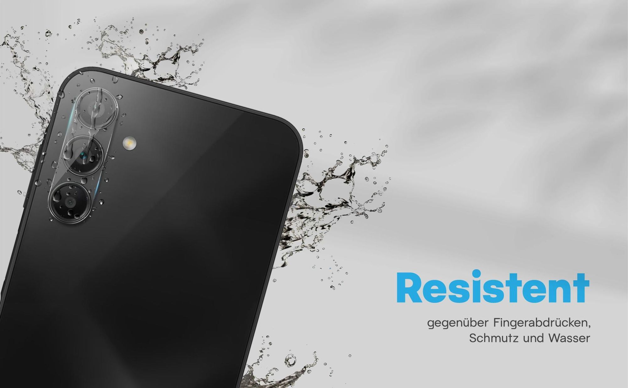 Zweierpack Kameragläser für Samsung Galaxy A27 5G - Resistent gegen Fingerabdrücke