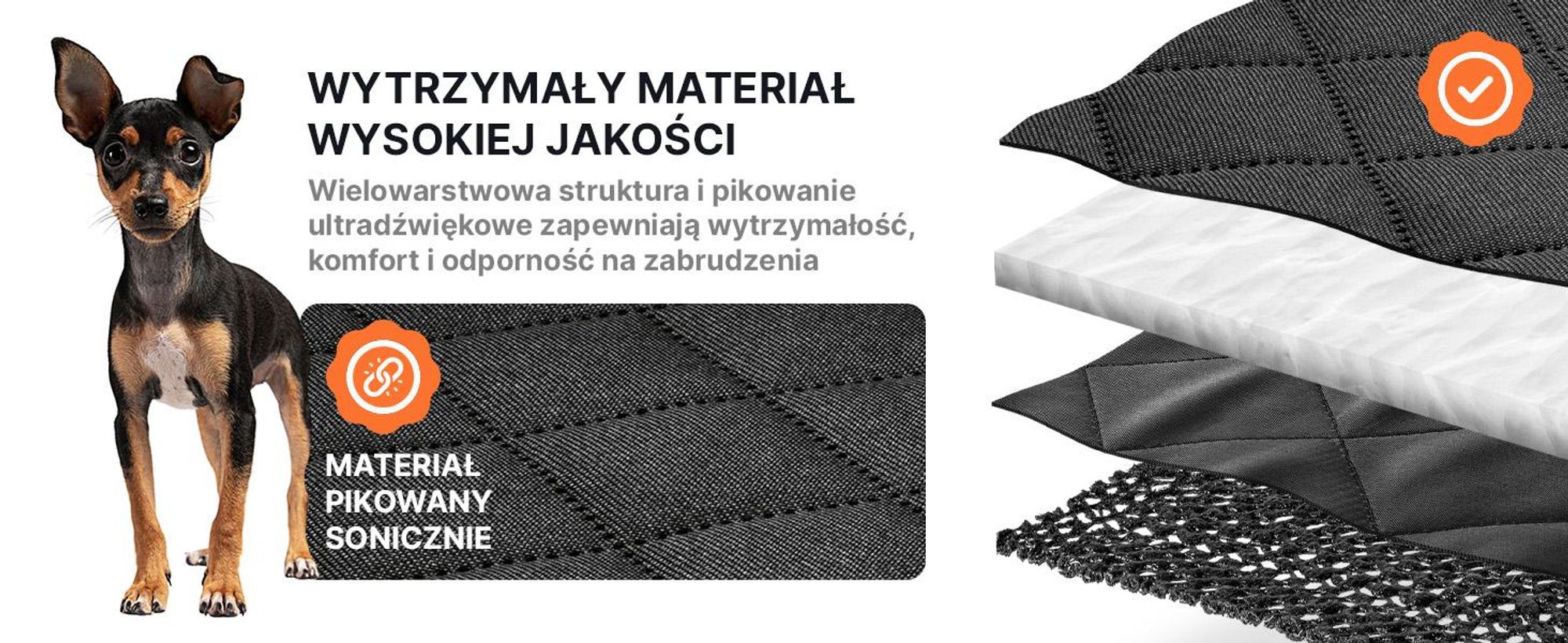 Mata dla Psa do Samochodu Pokrowiec na Siedzenie 35 cm x 134 cm RAGI