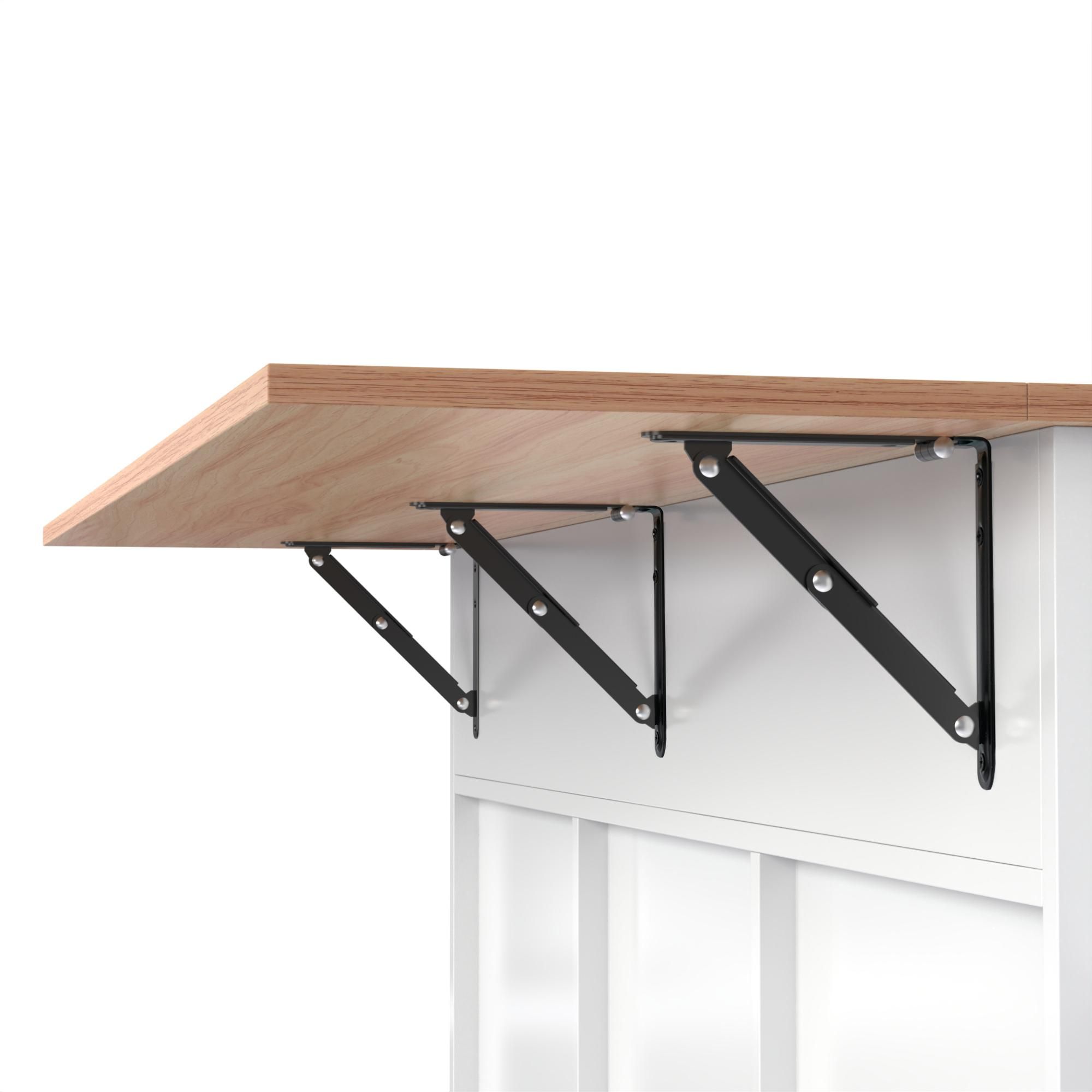 Flieks Servierwagen Kücheninselwagen mit Erweiterbarer Arbeitsplatte, Küchentrolley Speisewagen mit Schubladen, Kücheninsel 129x46-71x91.5cm, Weiß