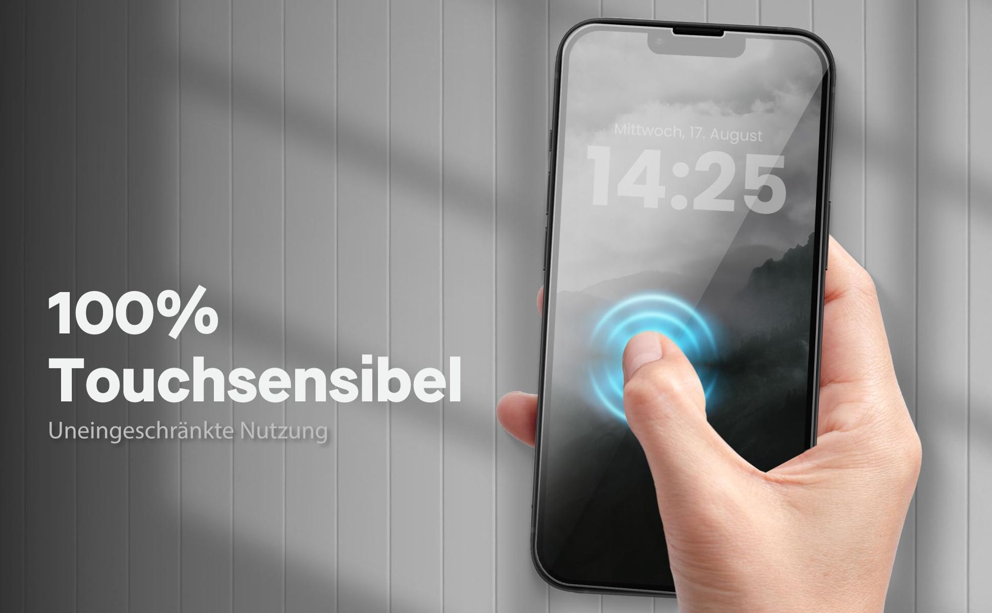 Zweierpack Displayschutzglas für Apple iPhone 13 - Resistent gegen Fingerabdrücke