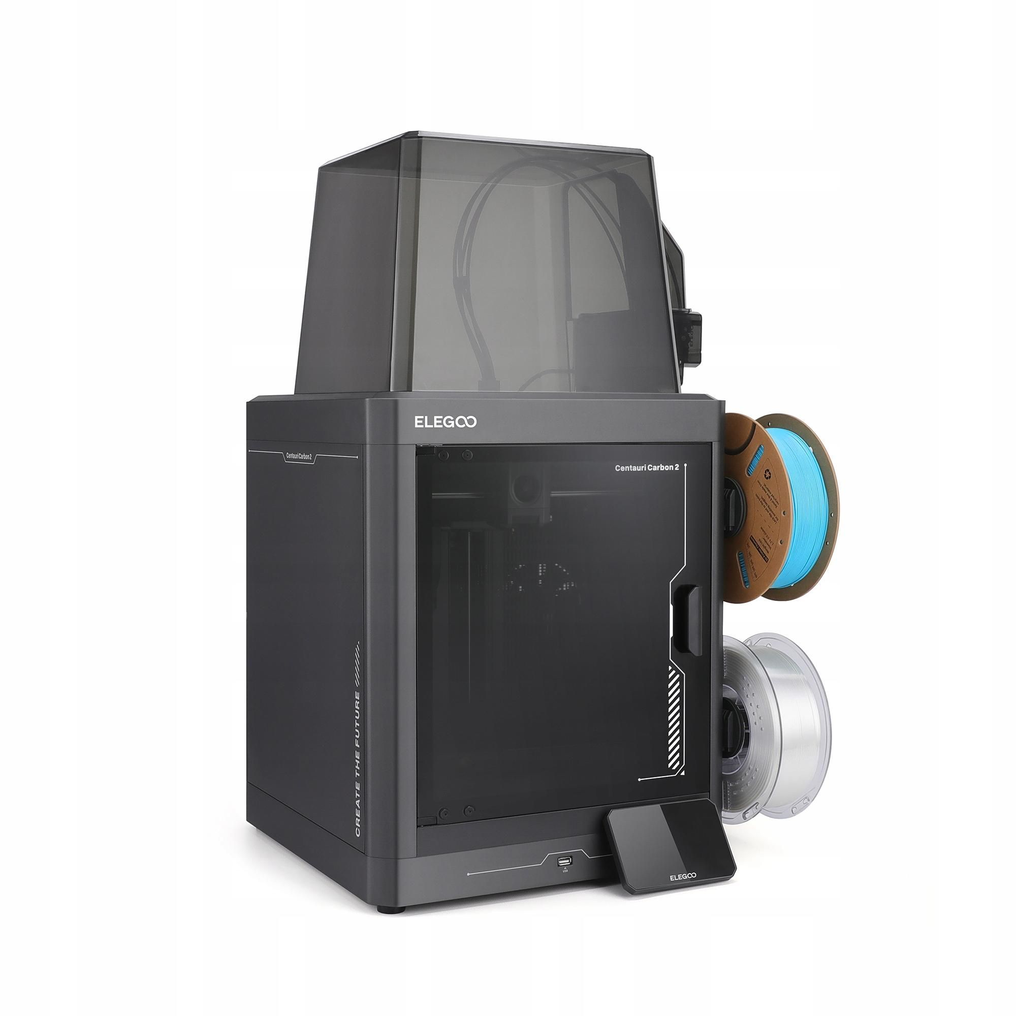 Elegoo Centauri Carbon 2 Combo, Fused Deposition Modeling (FDM), WLAN, USB Anschluss, Sichtfenster