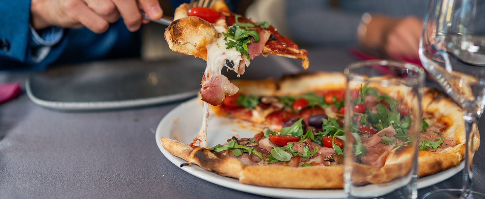 2-Etagen Pizza-Backofen 3000W mit Cordierit Stein für Pizza wie aus dem Steinofen Pizzaofen Backofen