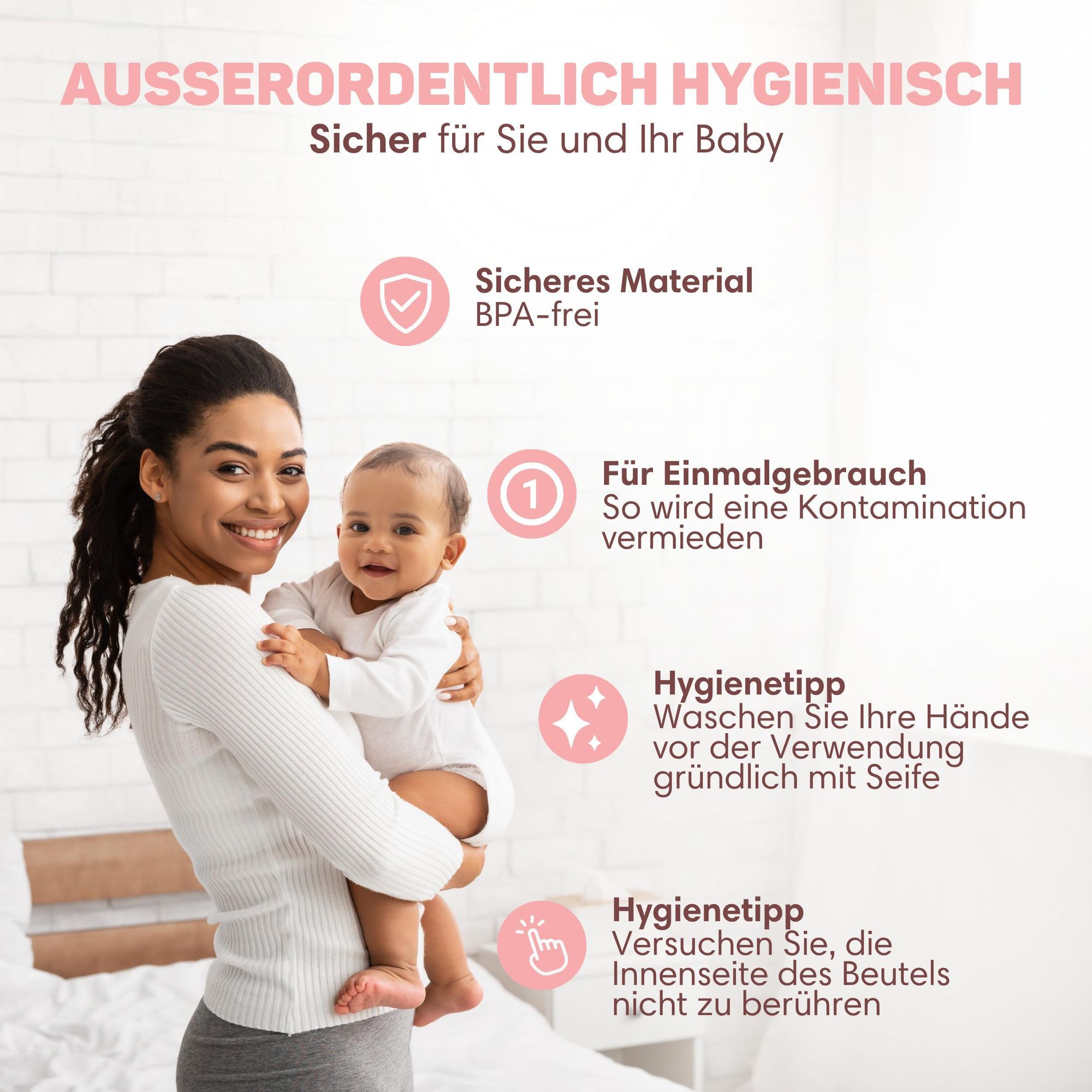 Vulpes Goods Muttermilch-Aufbewahrungsbeutel, Still-Aufbewahrungsbeutel, Mit Ausguss, Extra groß, 250 ml, 60 Stück, BPA-frei