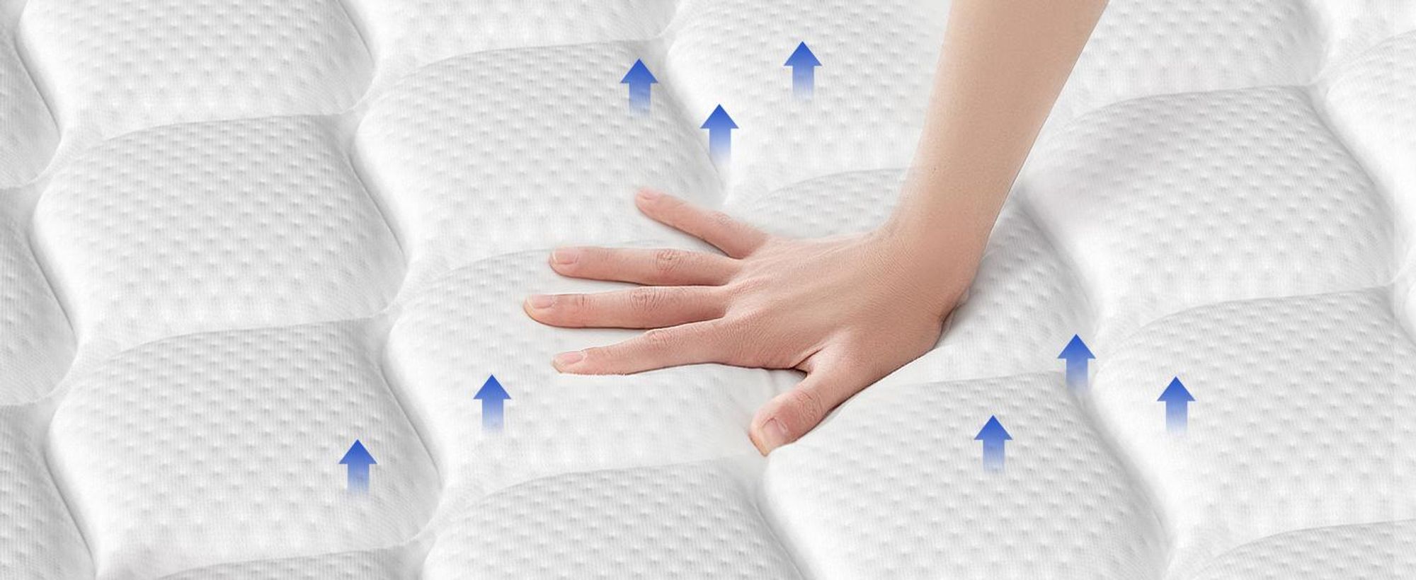 Hiazurm Matratze 180x200 cm, Höhe 25cm,7-Zonen Federkernmatratze , H3, Taschenfederkernmatratze, Premium Taschenfederkern,Matratzen mit Komfortschaum