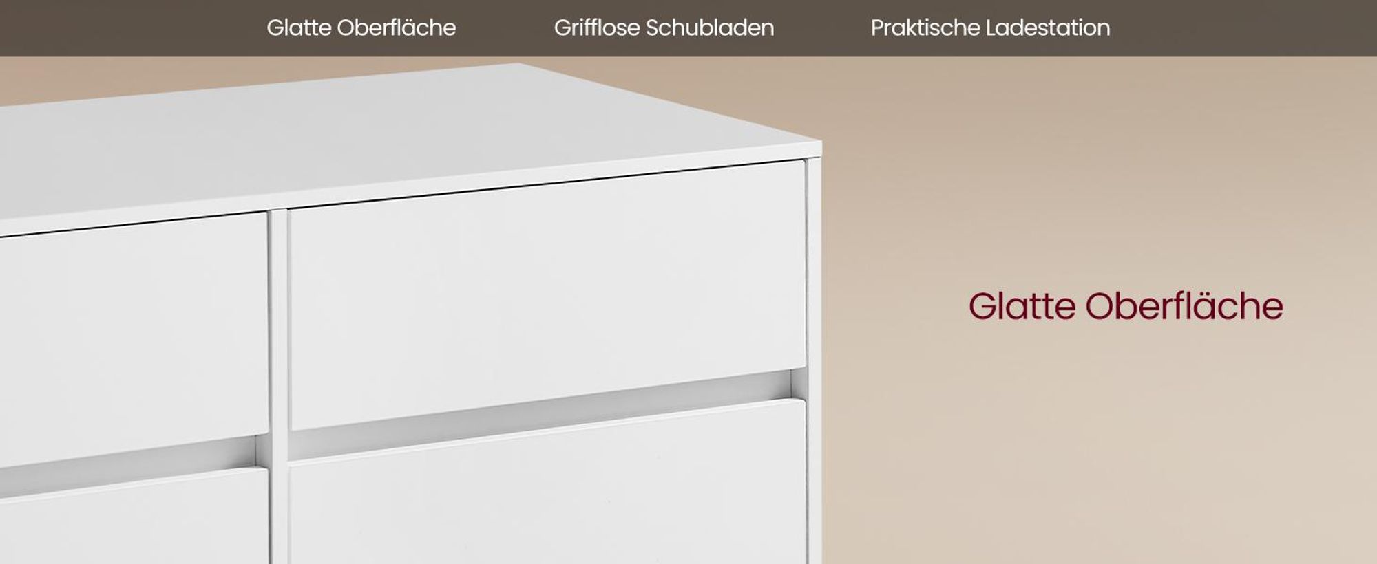 VASAGLE Schminktisch mit Kommode, gerade oder L-förmig, Frisiertisch mit Licht und Spiegel, einstellbare Lichtfarben, weiß