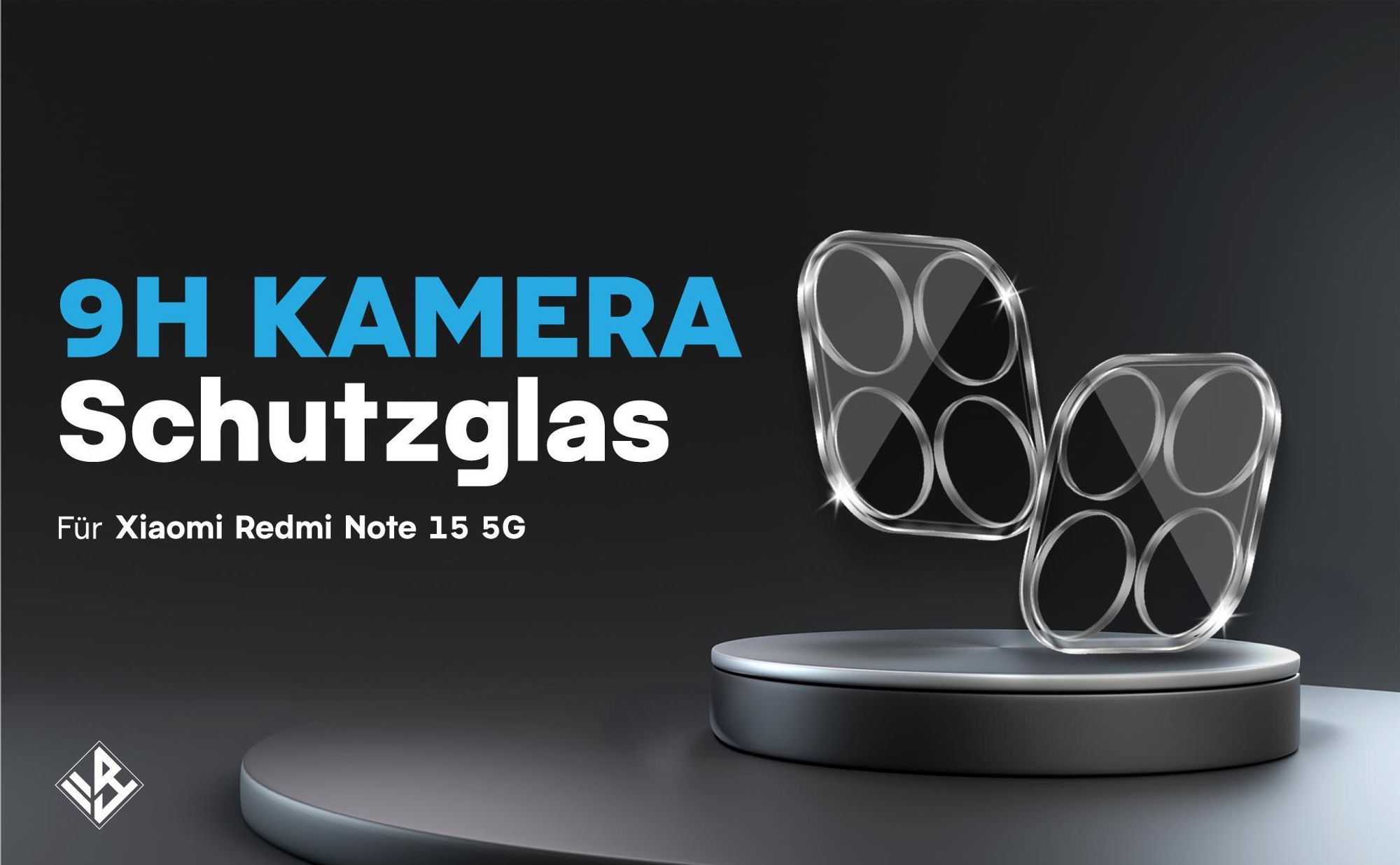 2er Set Kameraschutzglas für Xiaomi Redmi Note 15 5G in 9H Härte