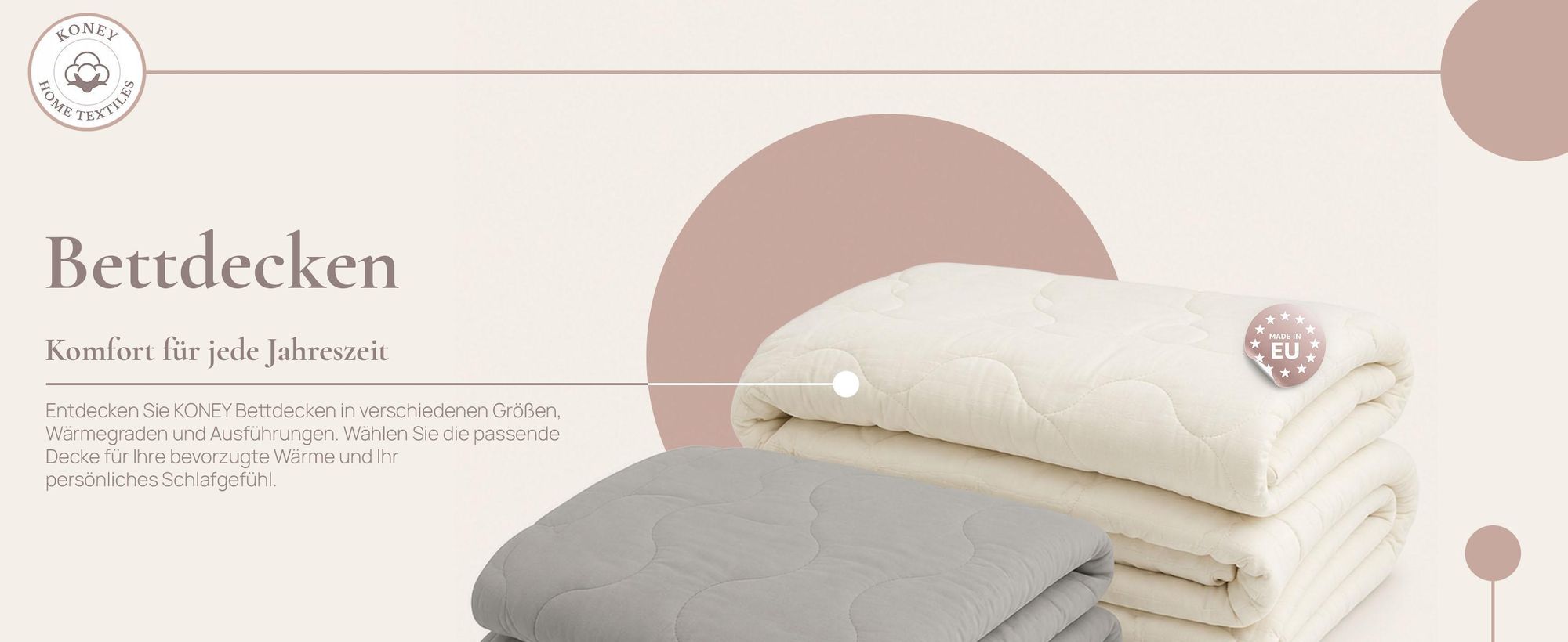 Bettdecke 150x200 cm - Ganzjahresdecke - Weiß - Allergikergeeignet - 250g/m² - Mikrofaser