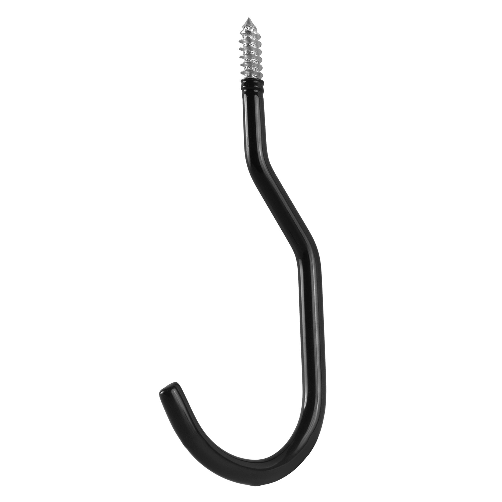 6er Set Maclean Deckenhaken für Leiter Fahrrad Gartenschlauch Stahl max. Belastung 10kg pro Griff MC-485
