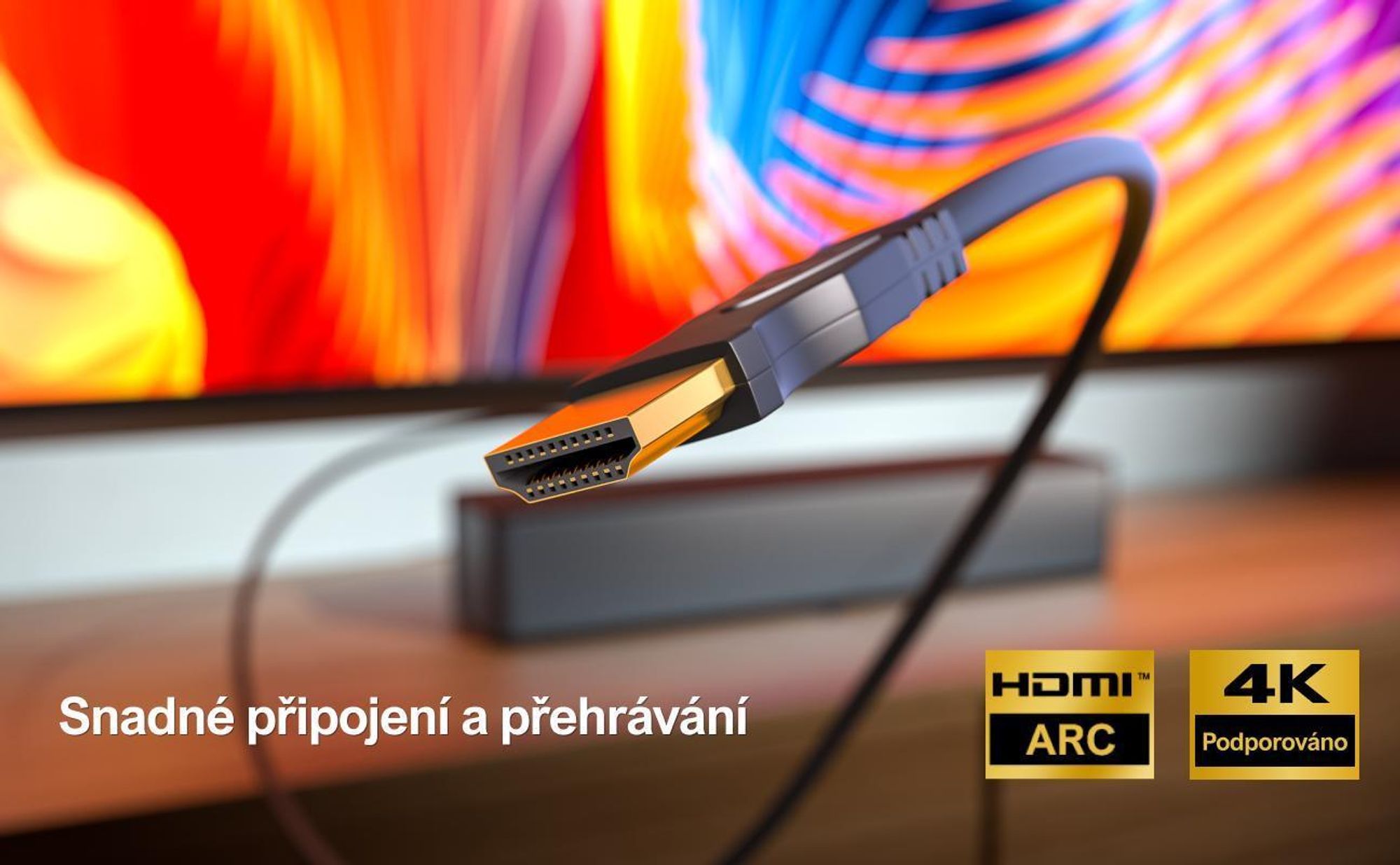 ULTIMEA 5.1 Surround Soundbar, 3D virtuální prostorový zvukový systém, Soundbar s nastavitelnými basy, subwooferem a zadními reproduktory