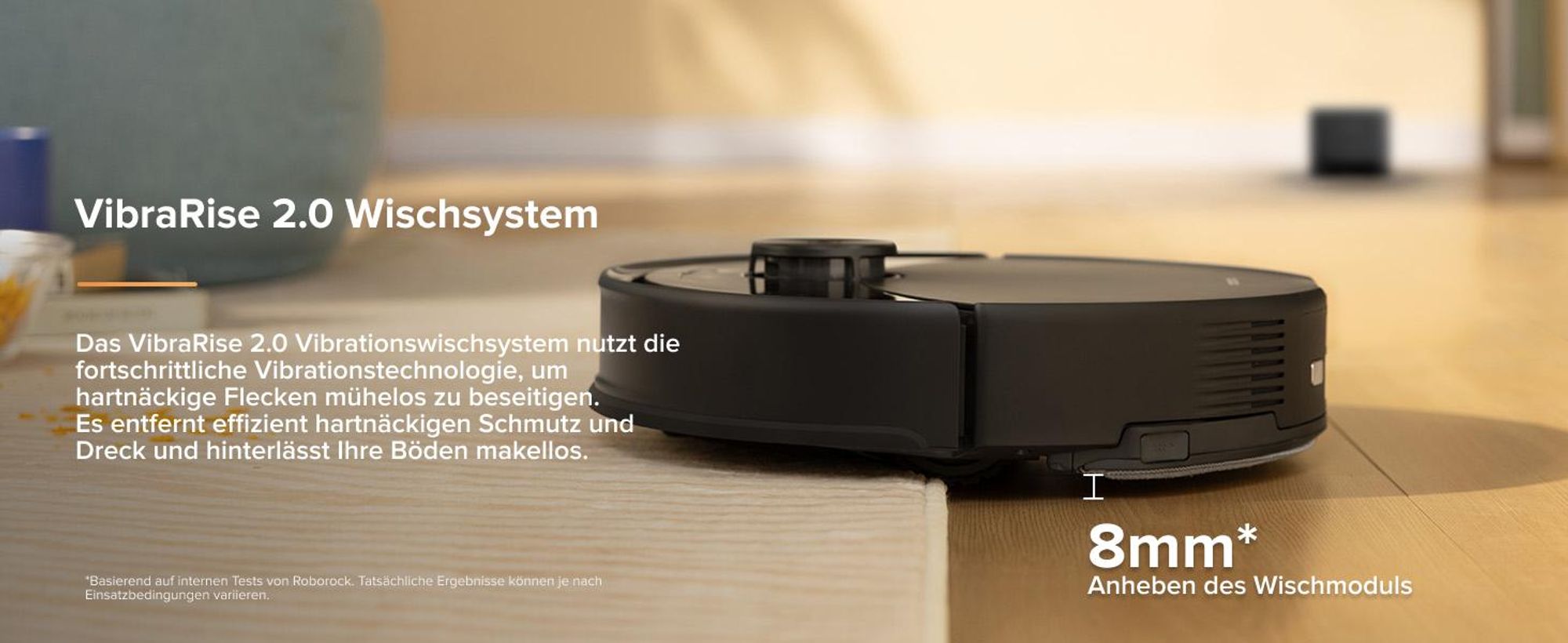 Roborock Q10 S5+ Set Staubsauger Roboter, 10.000 Pa(Upgrade von S8 Plus), Dual Anti-Tangle System, Auto Lifting Mopping, Ideal für Tierhaare (Schwarz)