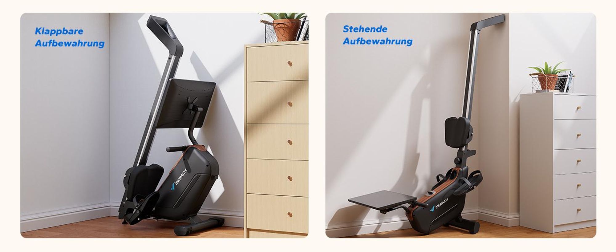 Rudergerät für Zuhause, leises Fitnessgerät mit 16 Widerstandsstufen, HD-Display, automatischer Magnetwiderstand, einfache Montage, bis 158 kg